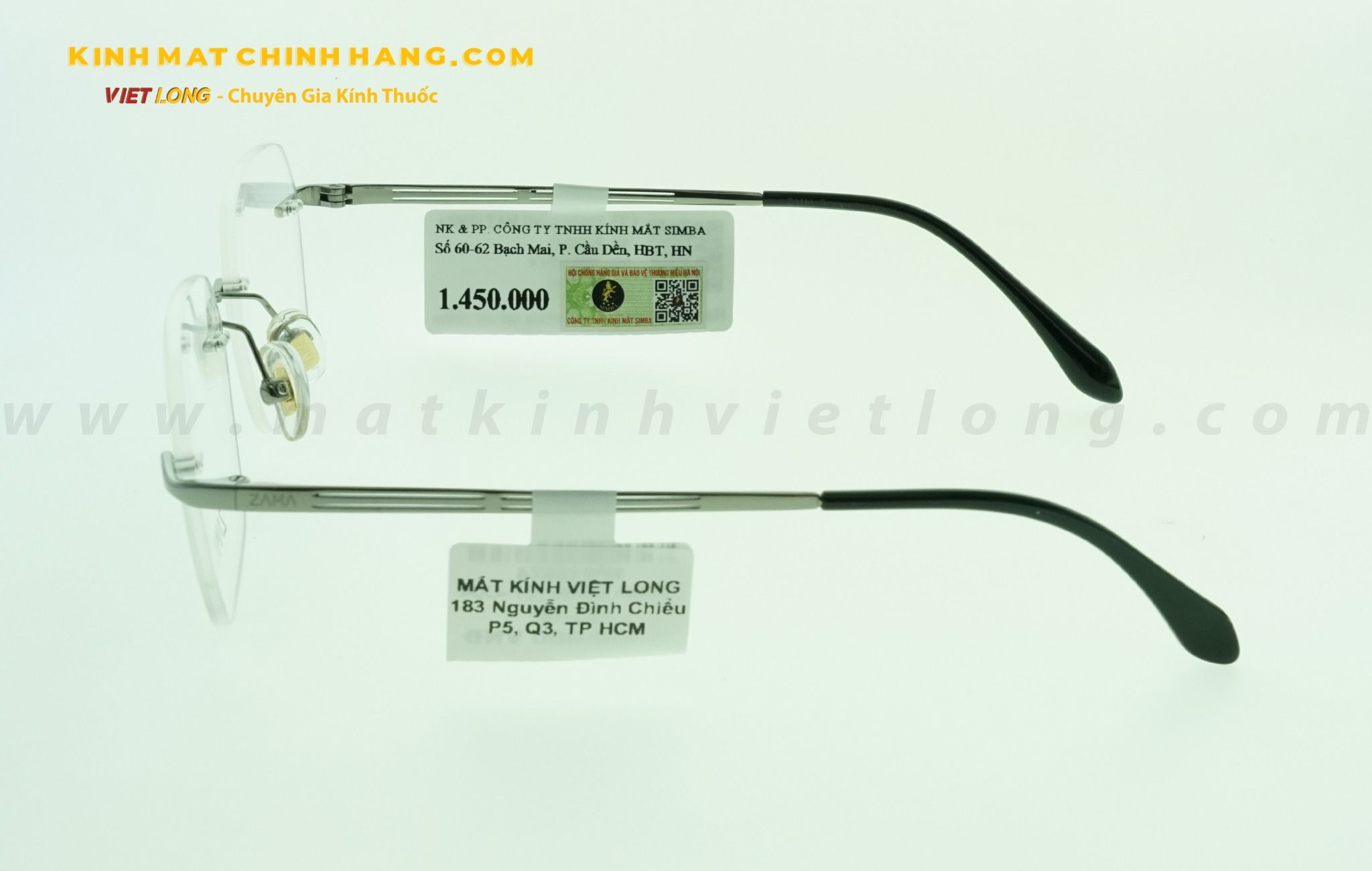  GỌNG KÍNH ZAMA ZB80157-C04 53-18 