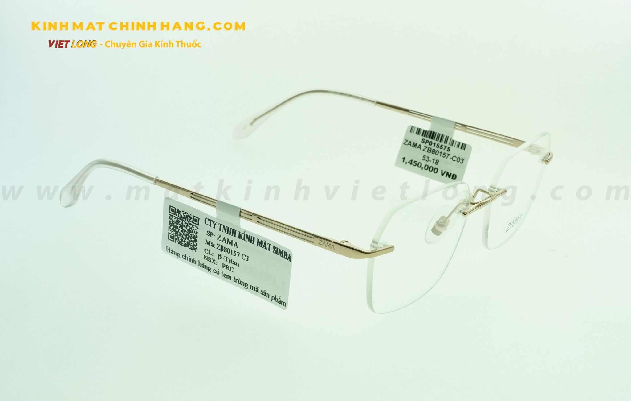 GỌNG KÍNH ZAMA ZB80157-C03 53-18