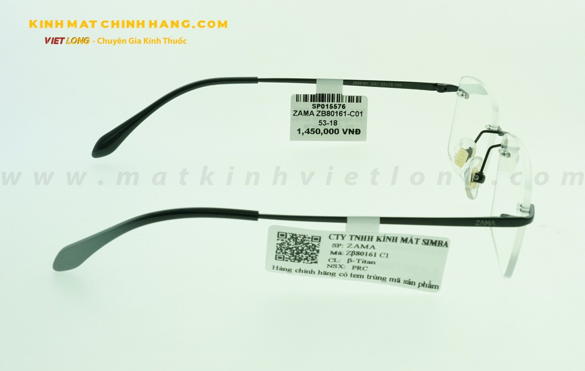 GỌNG KÍNH ZAMA ZB80161-C01 53-18