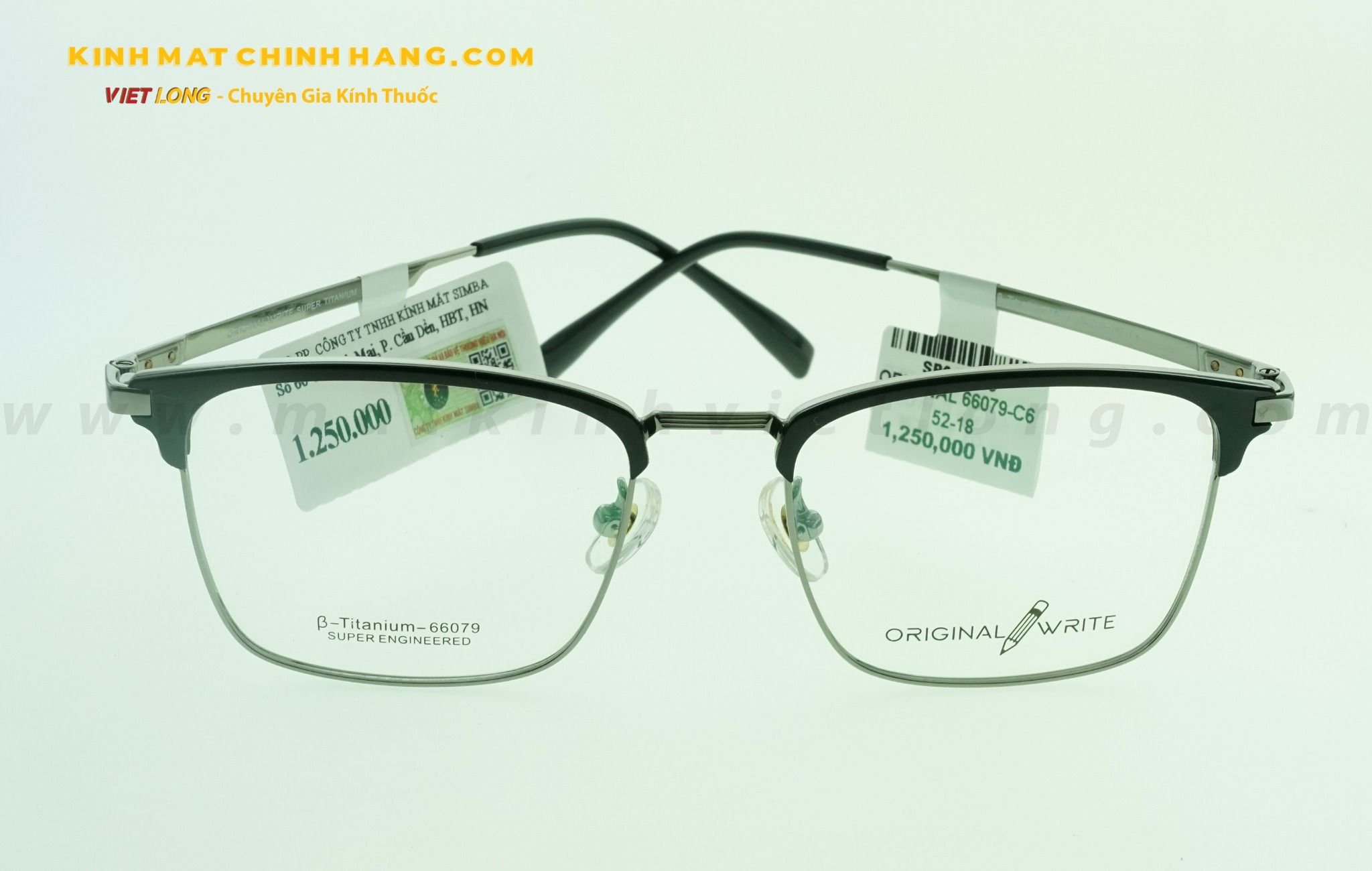 GỌNG KÍNH ORIGINAL 66079-C6 52-18