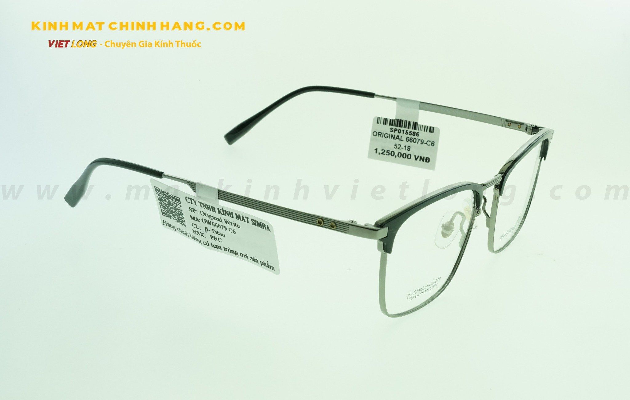 GỌNG KÍNH ORIGINAL 66079-C6 52-18