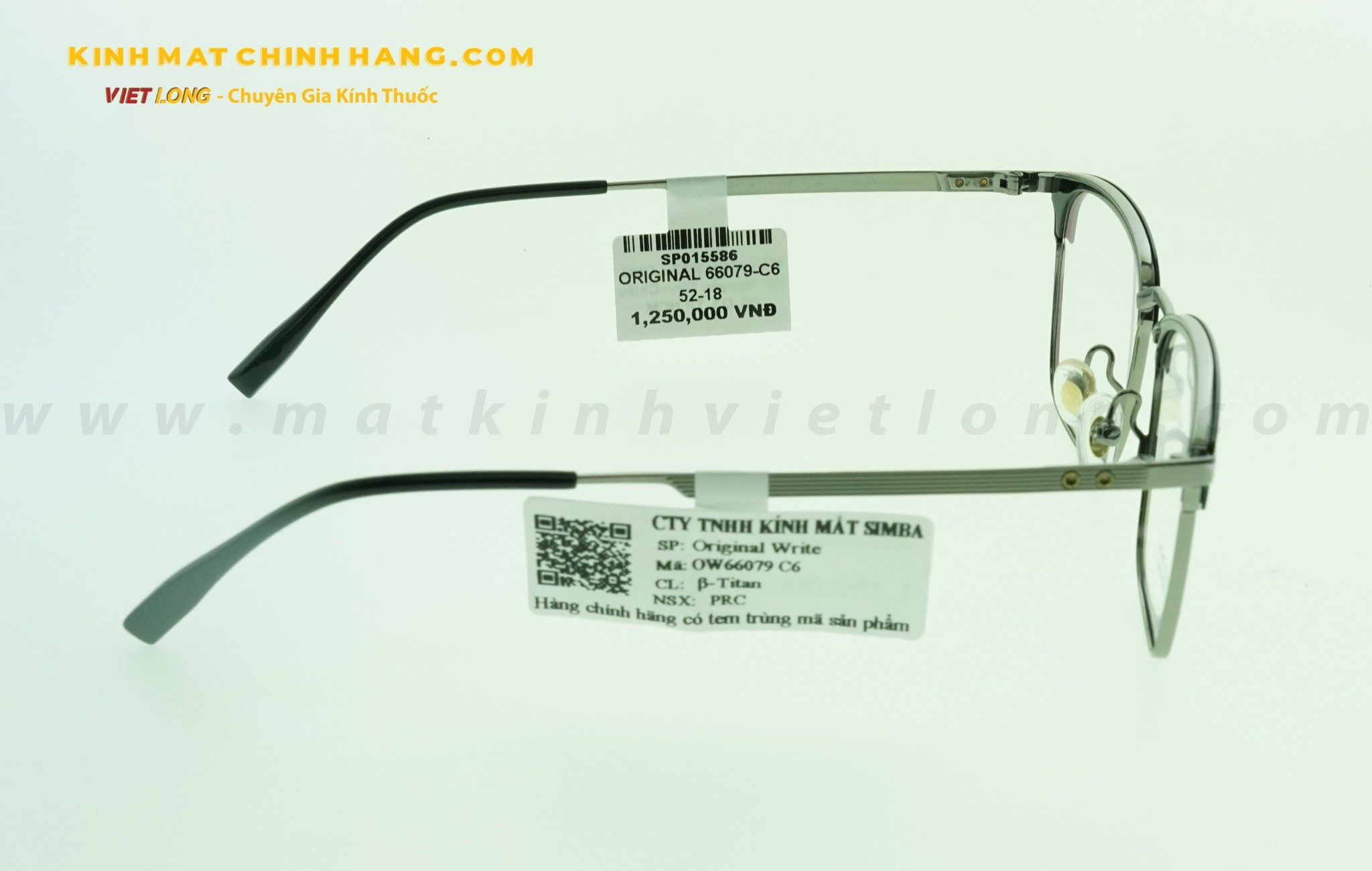 GỌNG KÍNH ORIGINAL 66079-C6 52-18