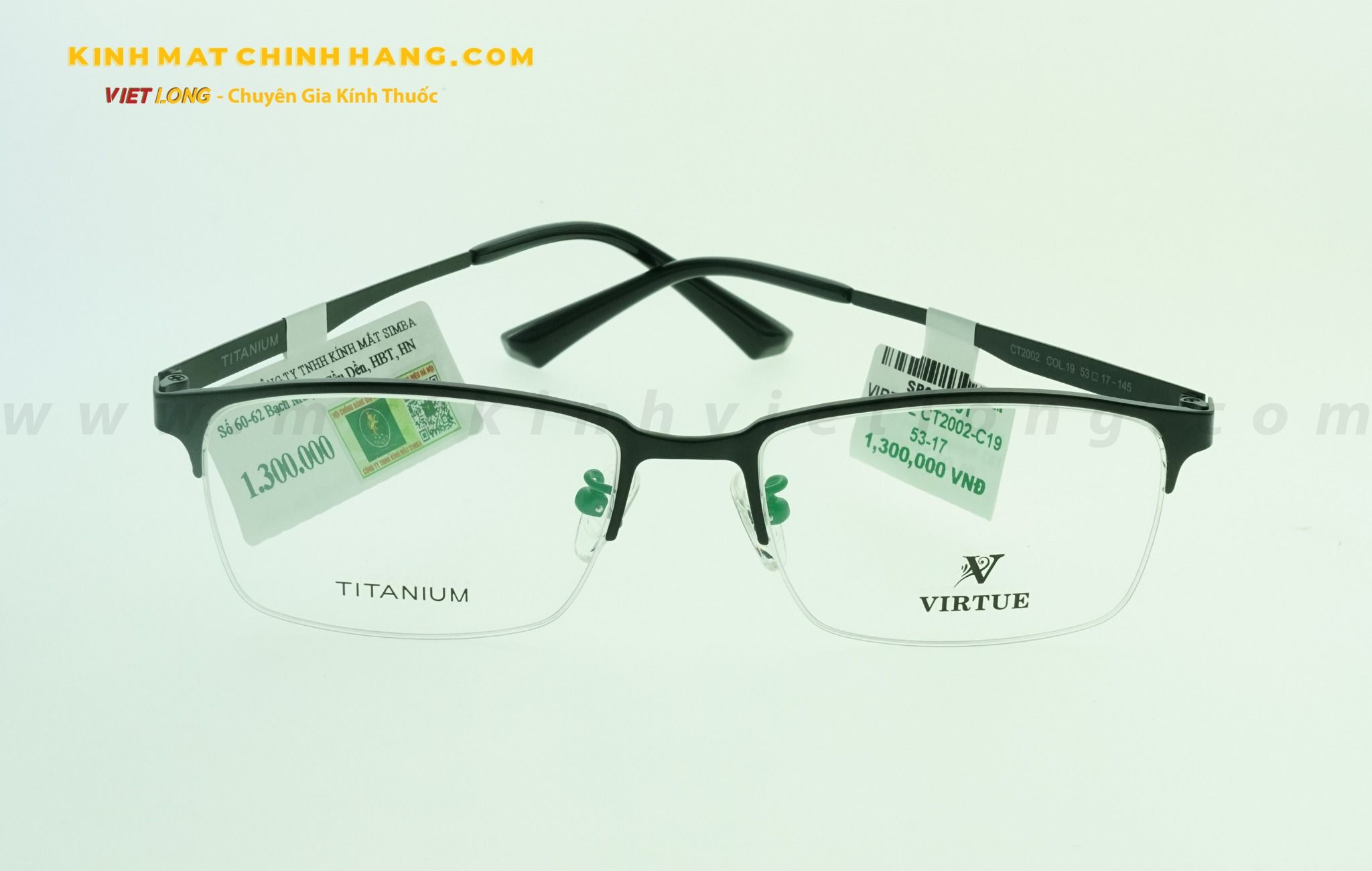 GỌNG KÍNH VIRTUE CT2002-C19 53-17