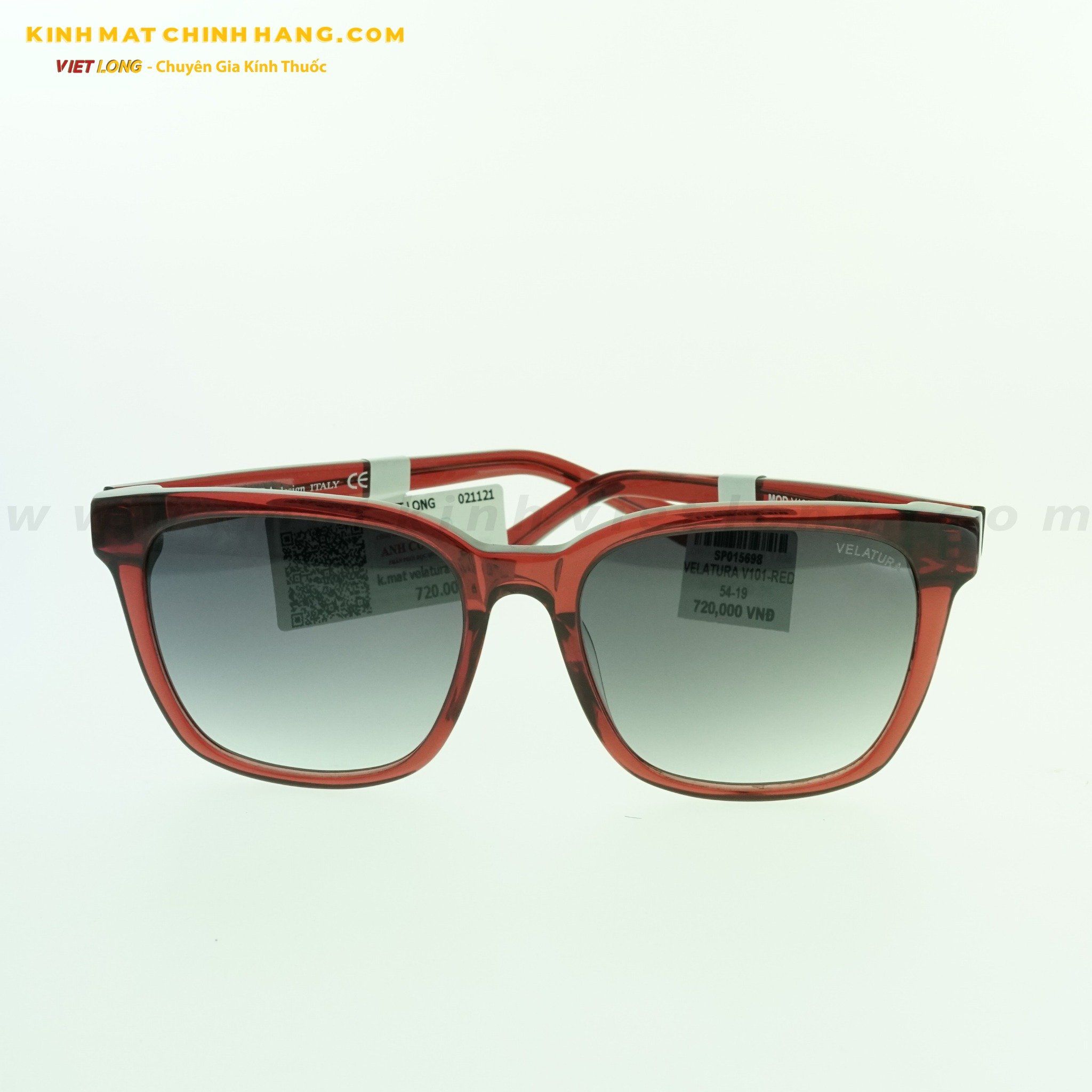 KÍNH MÁT VELATURA V101-RED 54-19
