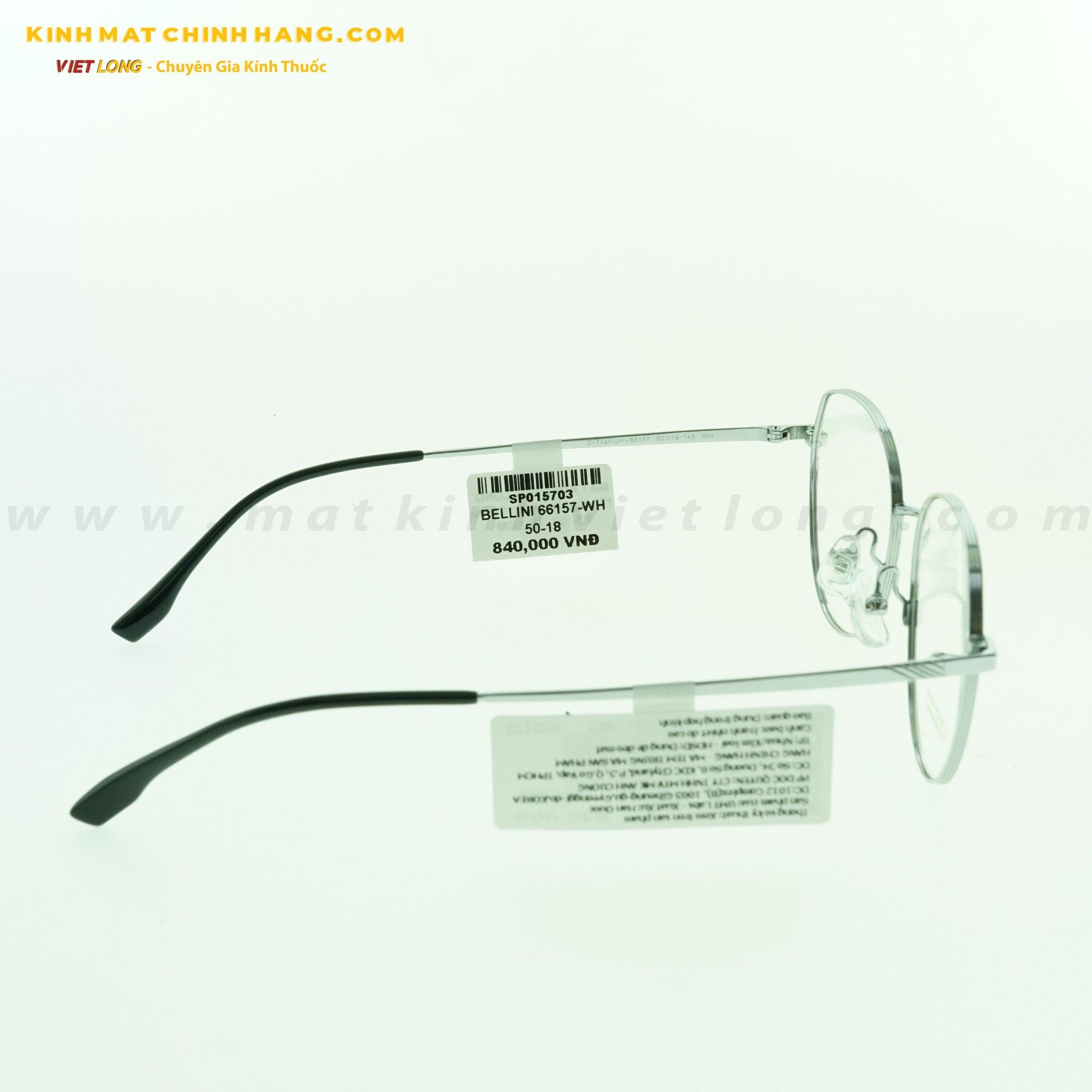 GỌNG KÍNH BELLINI 66157-WH 50-18