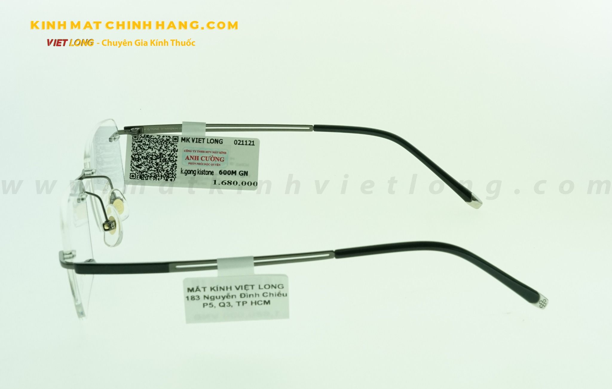  GỌNG KÍNH KISTONE S600M-GN 56-16 