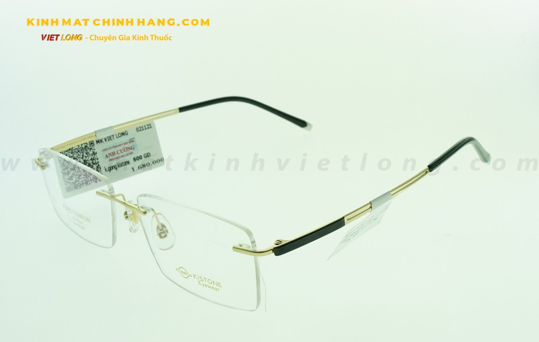 GỌNG KÍNH KISTONE S600-GD 57-16