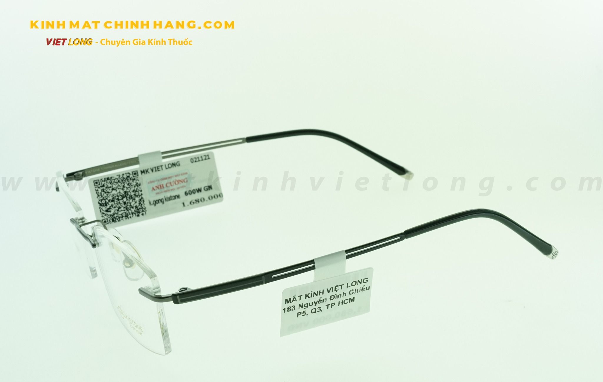 GỌNG KÍNH KISTONE S600W-GN 55-16