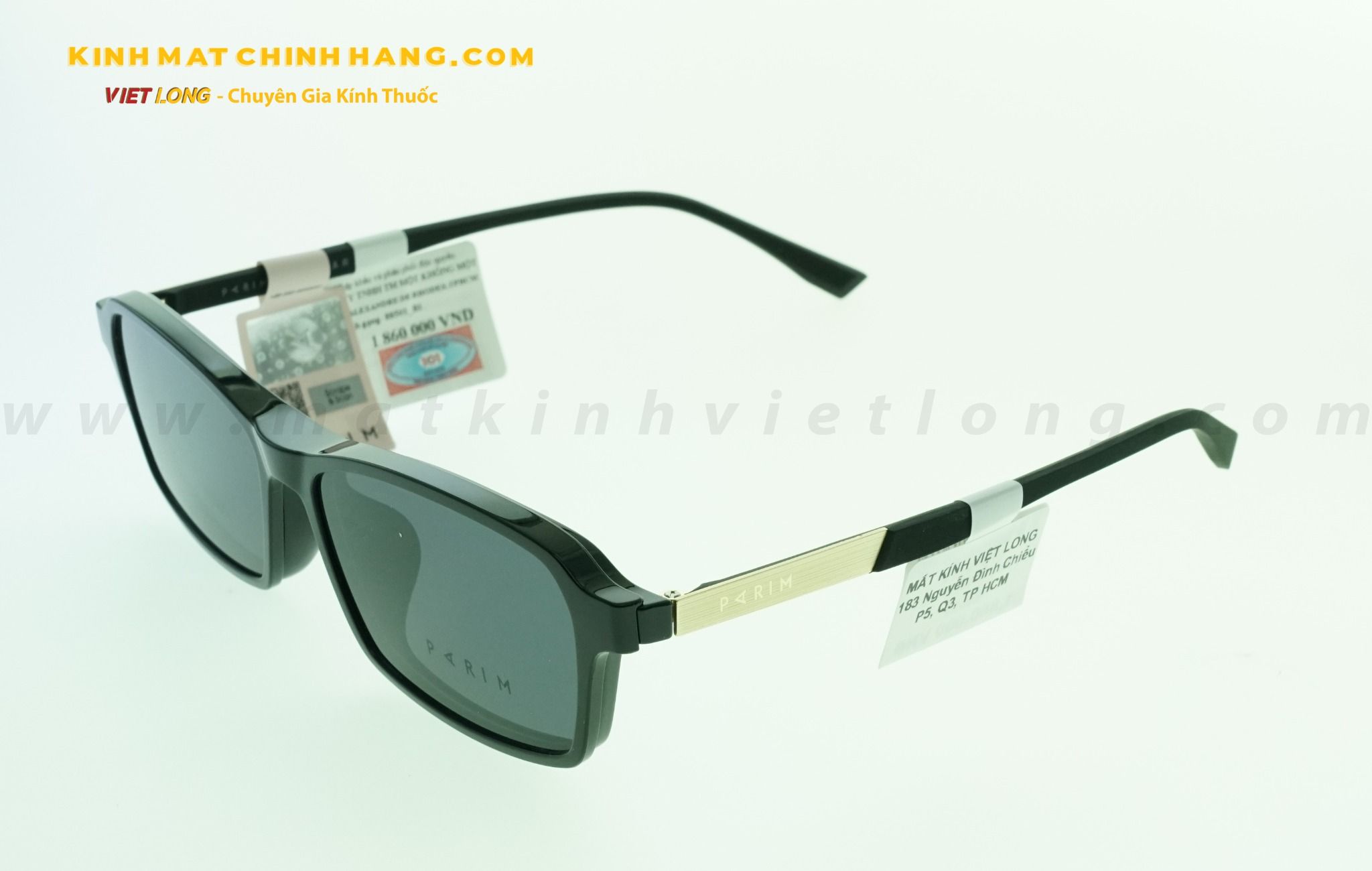 GỌNG KÍNH CLIP PARIM 88501-B1 55-15