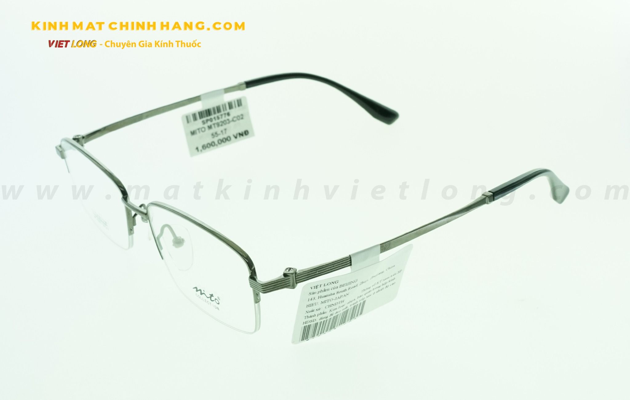  GỌNG KÍNH MITO MT9203-C02 55-17 