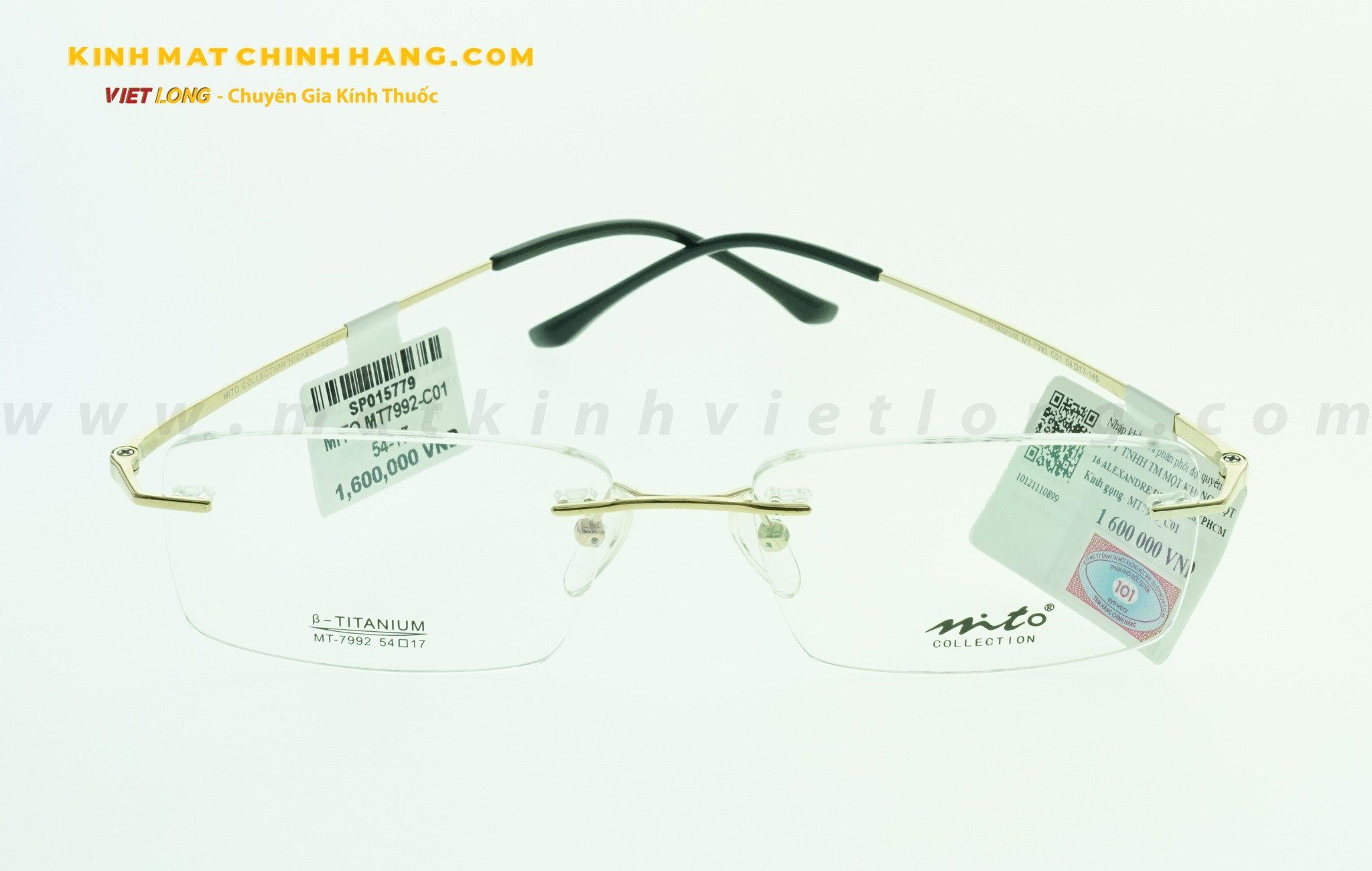 GỌNG KÍNH MITO MT7992-C01 54-17