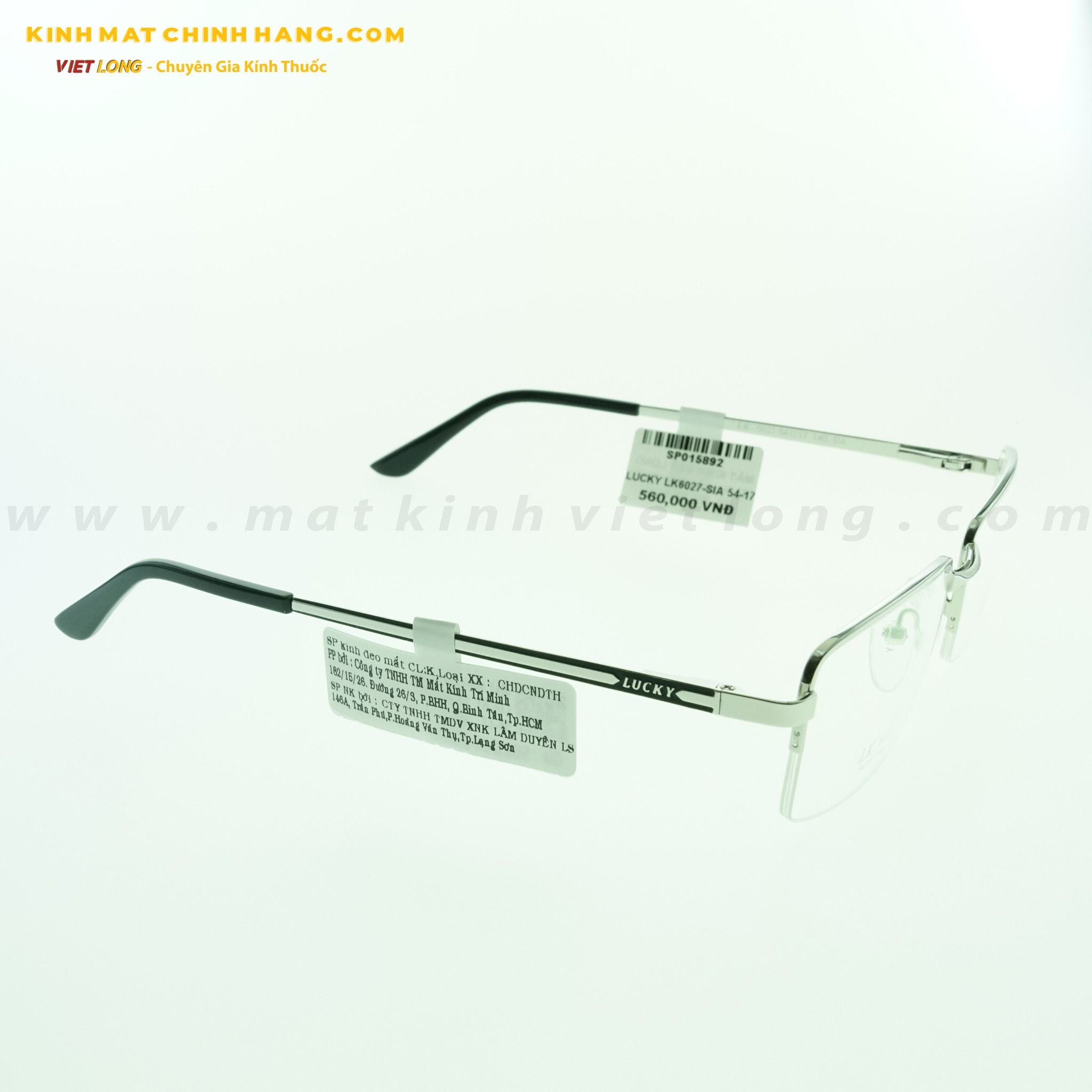 GỌNG KÍNH LUCKY LK6027-SIA 54-17