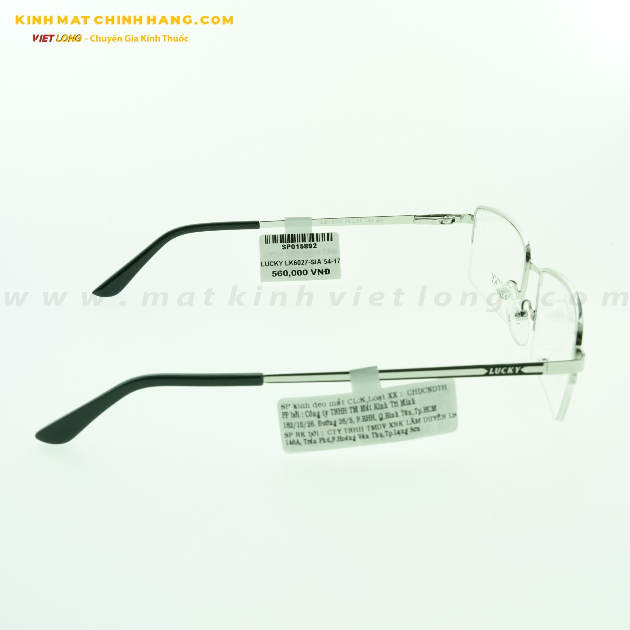 GỌNG KÍNH LUCKY LK6027-SIA 54-17