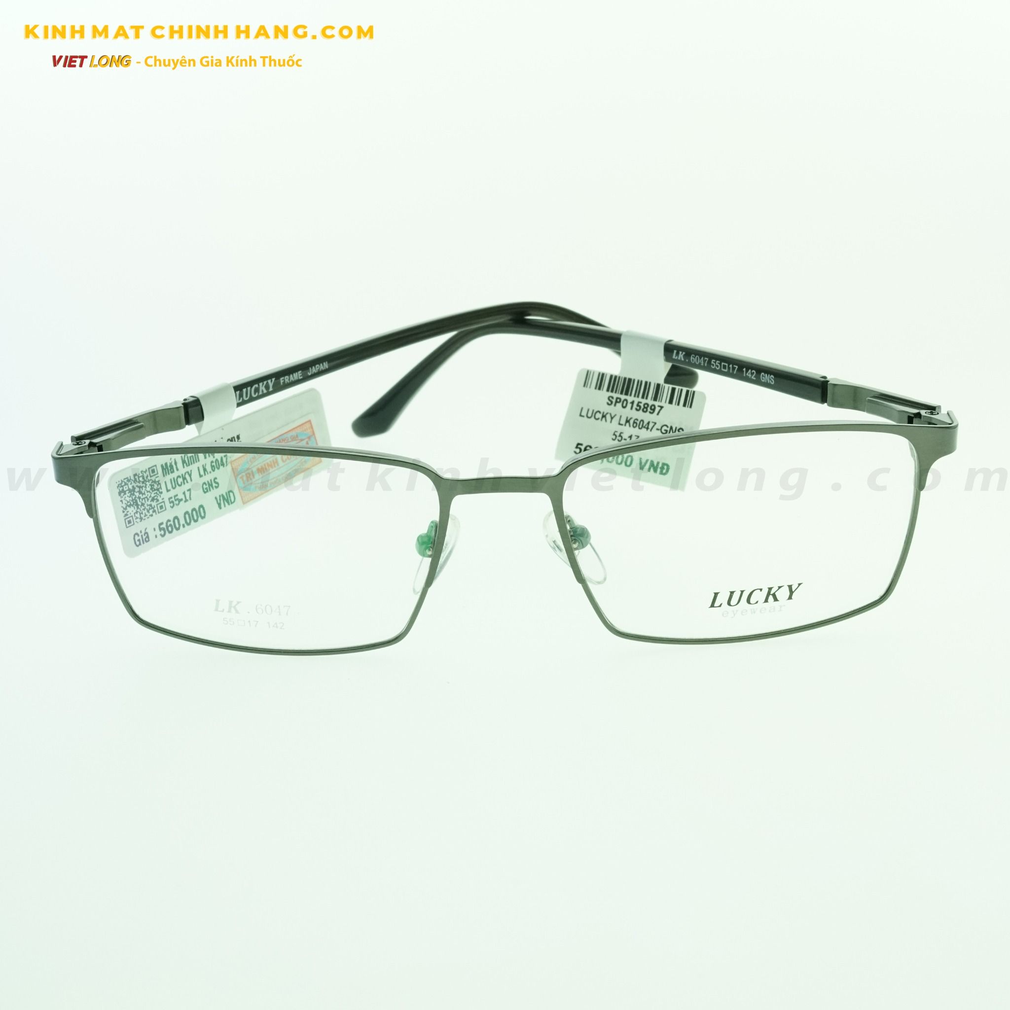 GỌNG KÍNH LUCKY LK6047-GNS 55-17