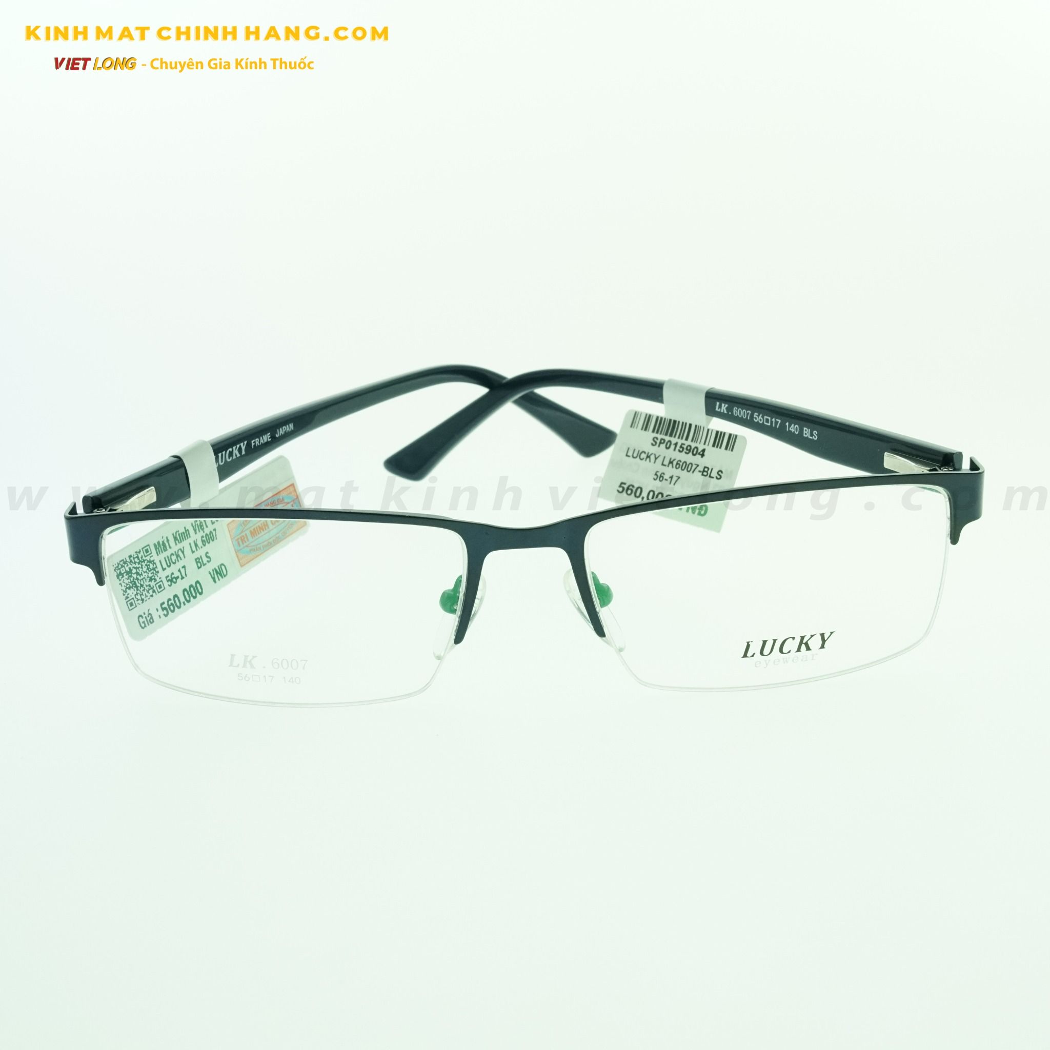 GỌNG KÍNH LUCKY LK6007-BLS 56-17