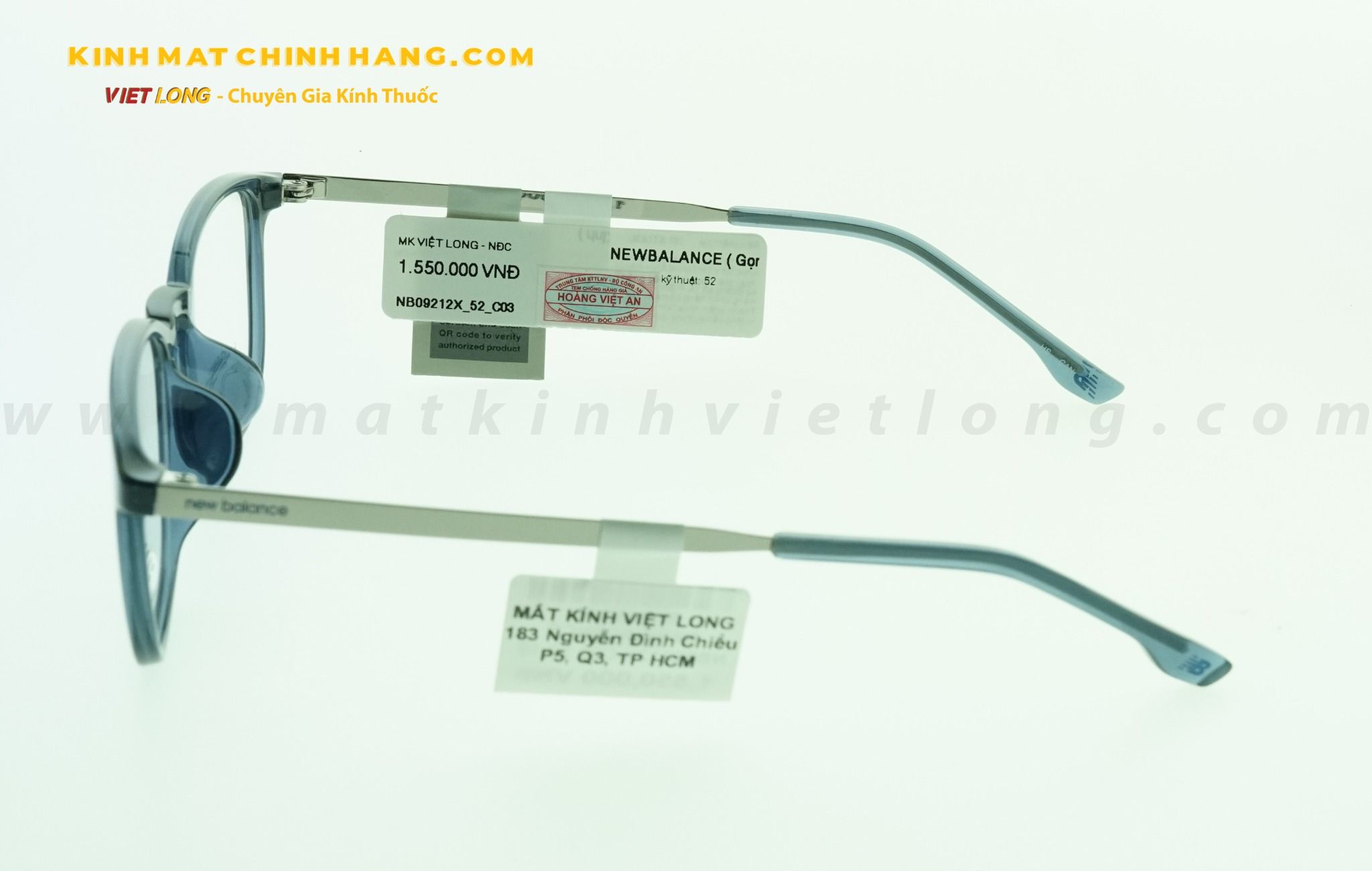 GỌNG KÍNH NEWBALANCE NB09212X-C03 52-18