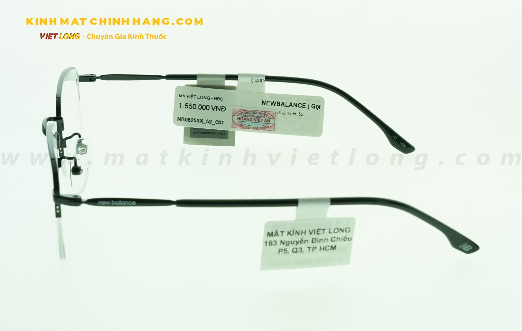 GỌNG KÍNH NEWBALANCE NB05253X-C01 52-21