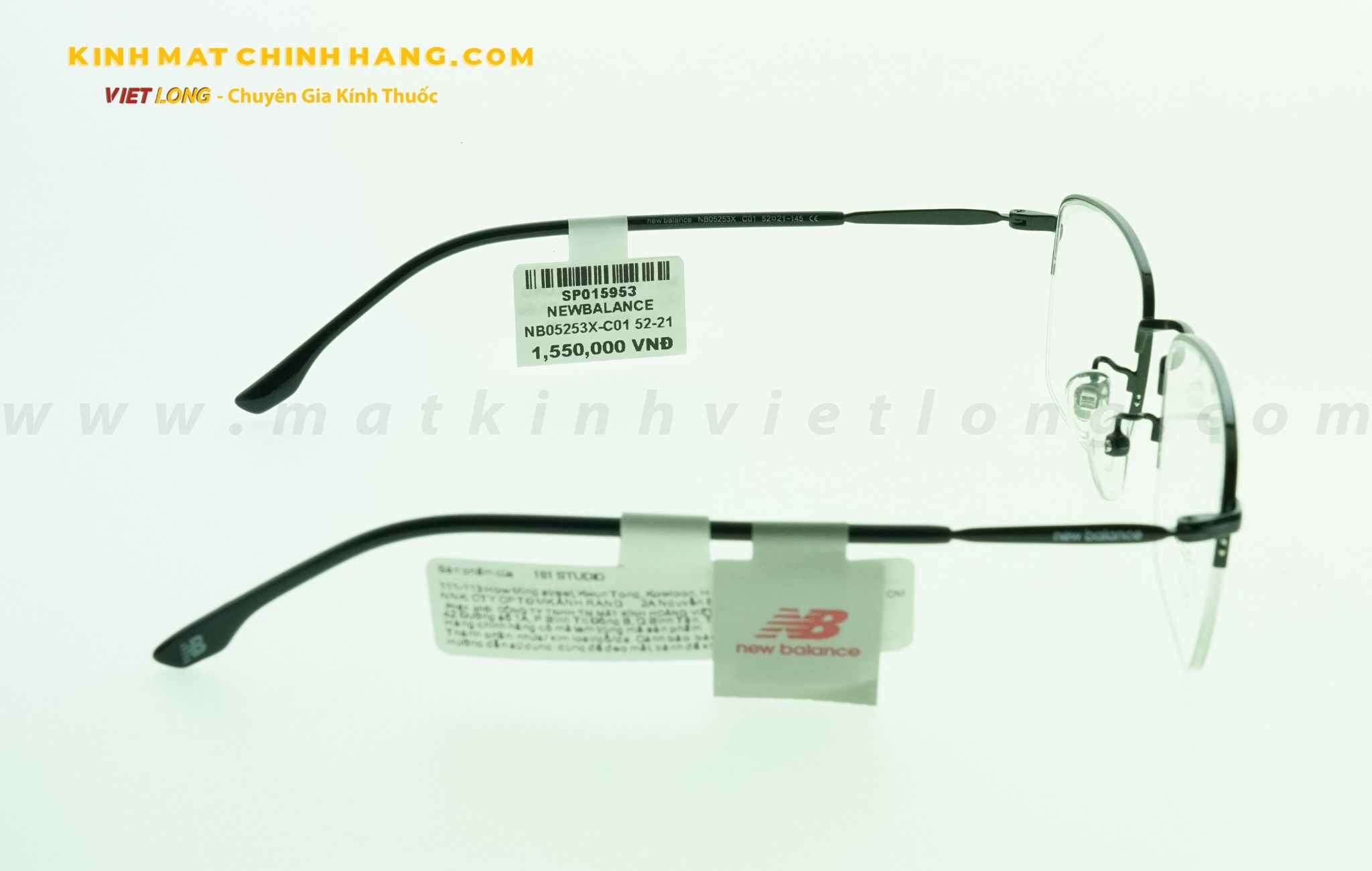 GỌNG KÍNH NEWBALANCE NB05253X-C01 52-21