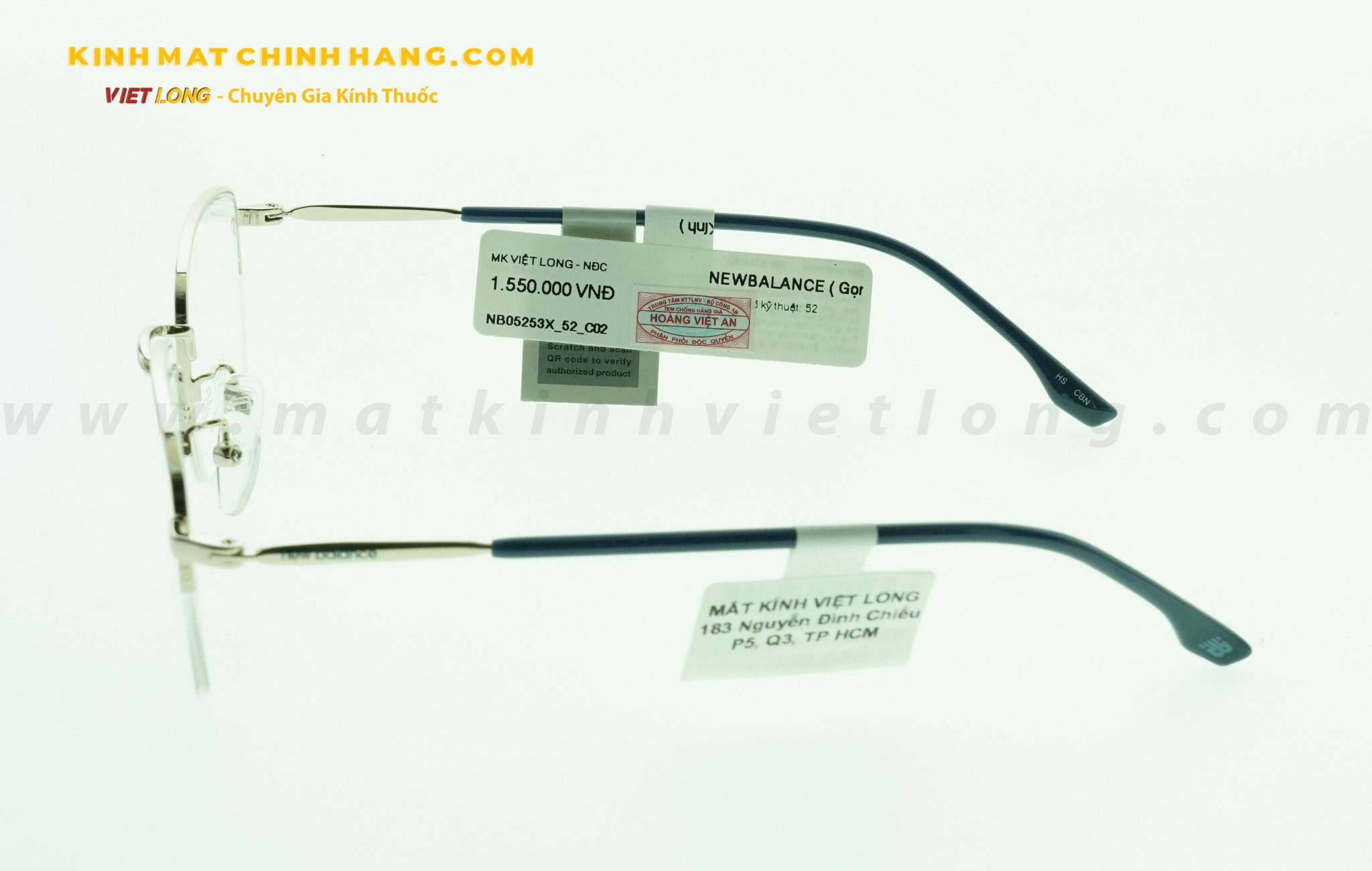GỌNG KÍNH NEWBALANCE NB05253X-C02 52-21