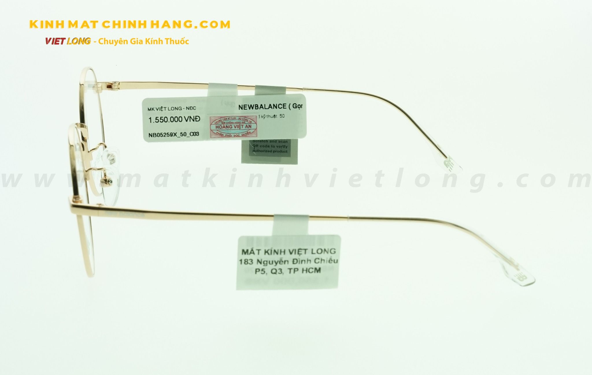  GỌNG KÍNH NEWBALANCE NB05259X-C03 50-20 