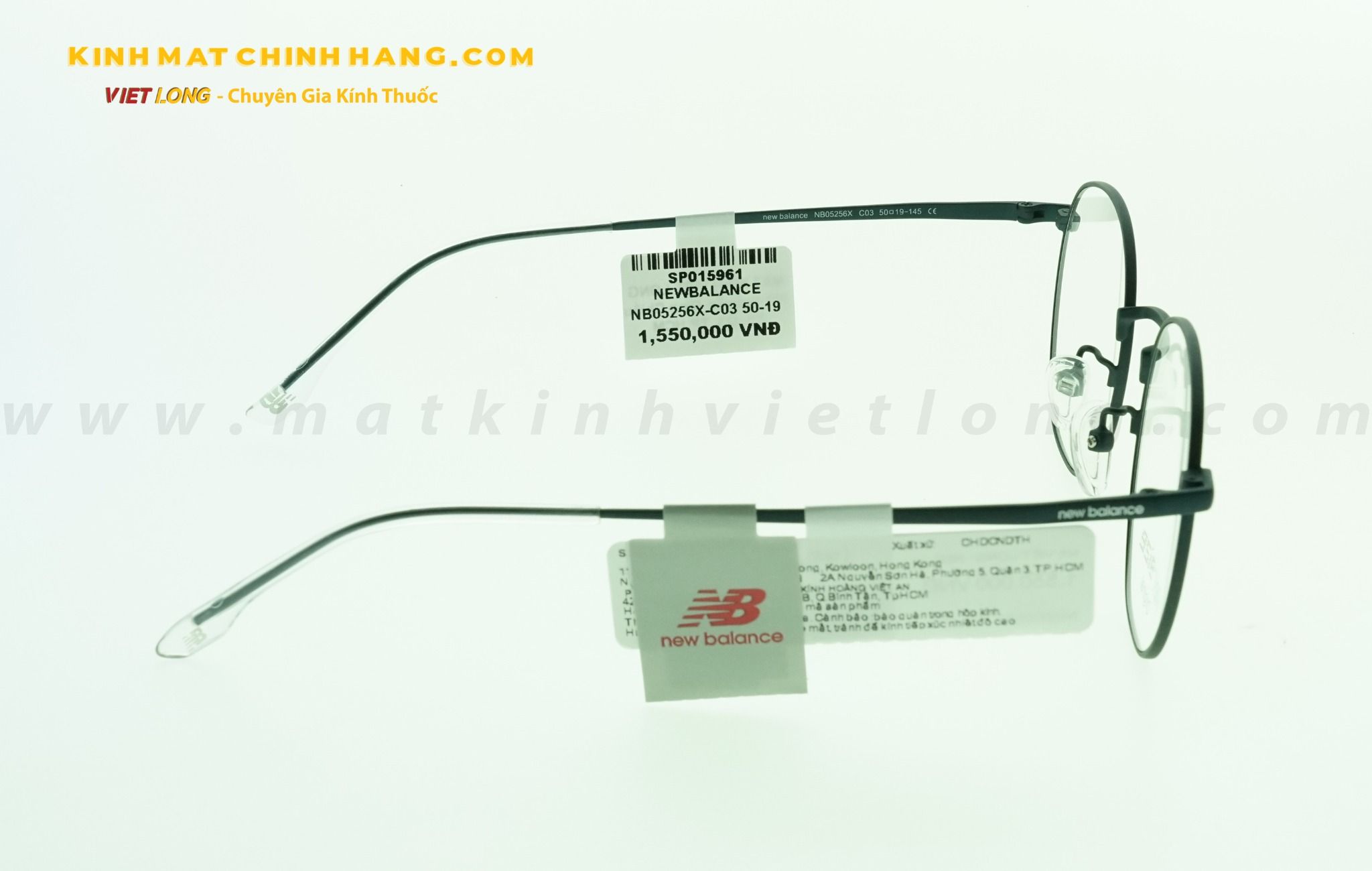  GỌNG KÍNH NEWBALANCE NB05256X-C03 50-19 