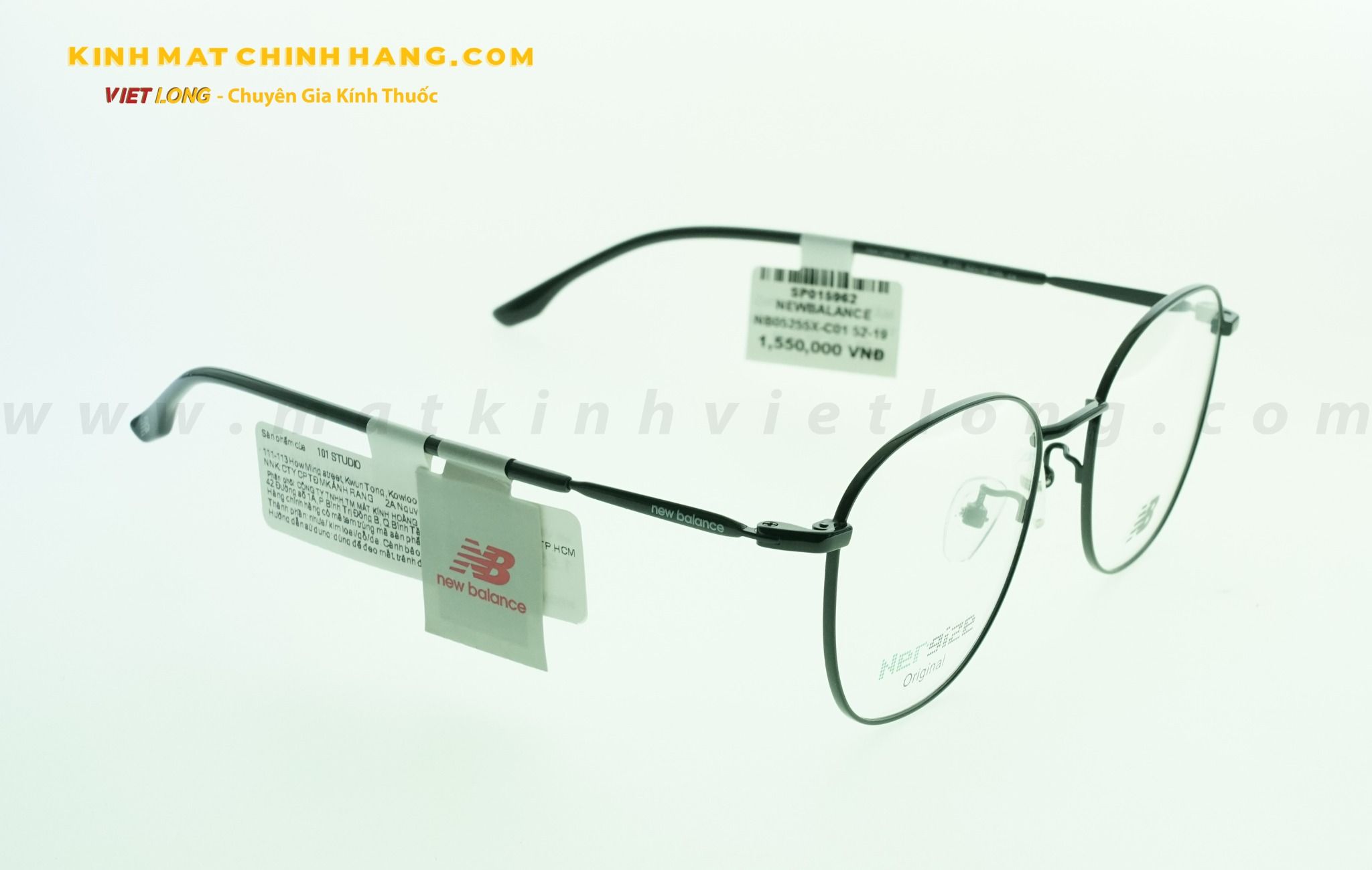 GỌNG KÍNH NEWBALANCE NB05255X-C01 52-19