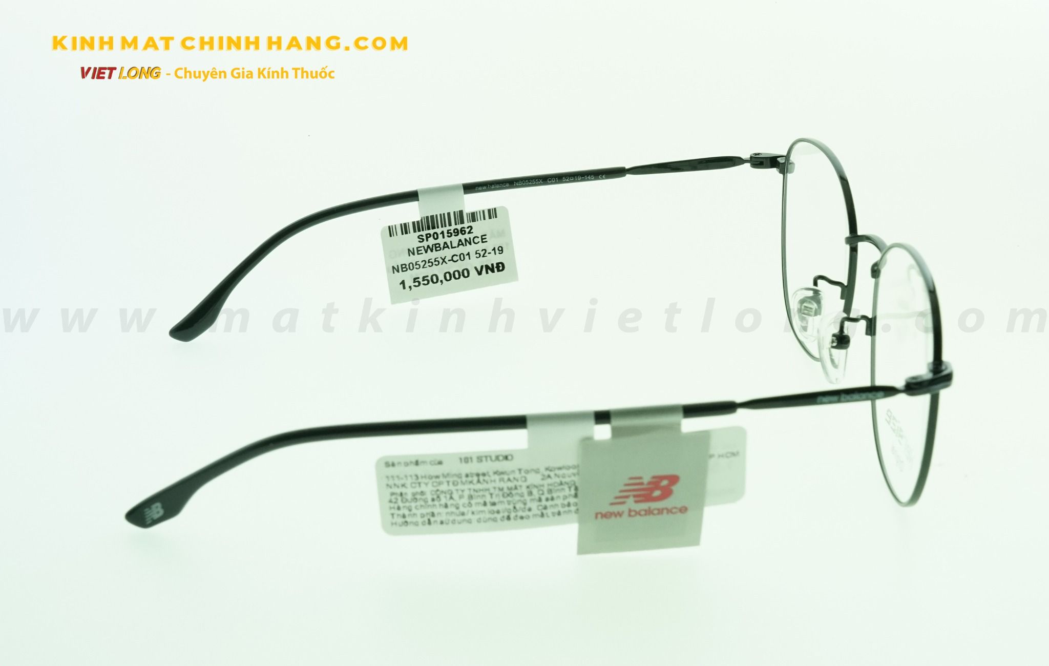 GỌNG KÍNH NEWBALANCE NB05255X-C01 52-19