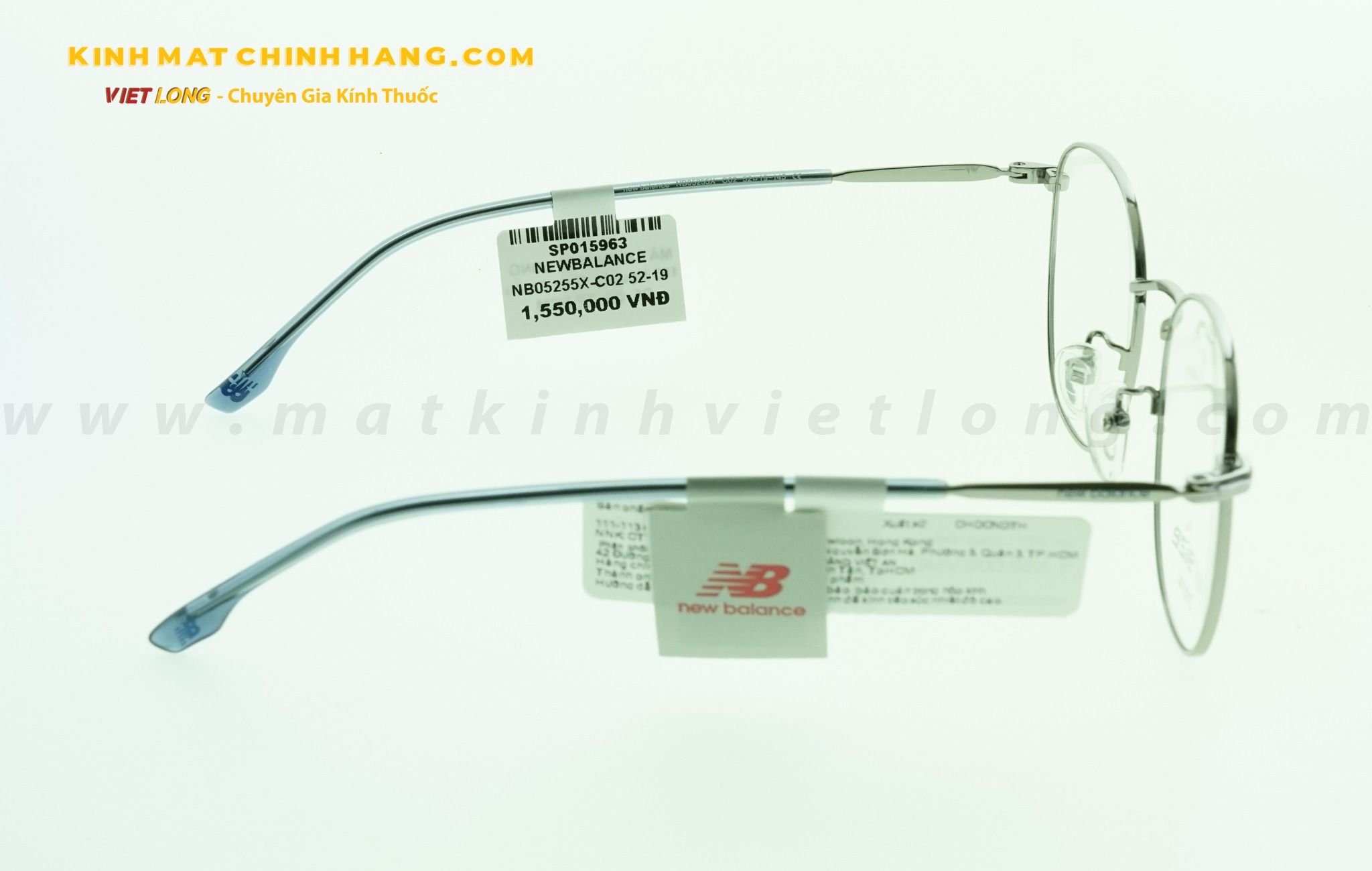  GỌNG KÍNH NEWBALANCE NB05255X-C02 52-19 