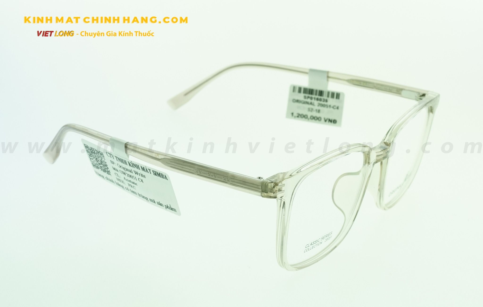 GỌNG KÍNH ORIGINAL 20051-C4 52-18