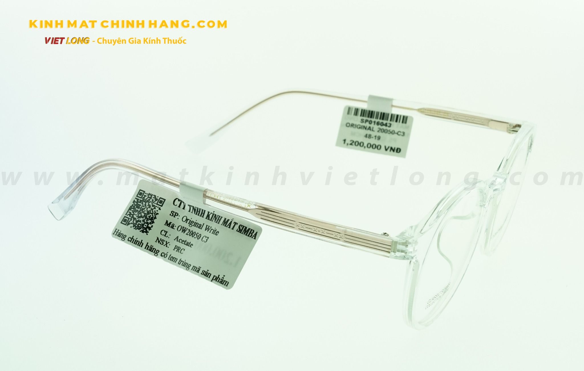 GỌNG KÍNH ORIGINAL 20050-C3 48-19