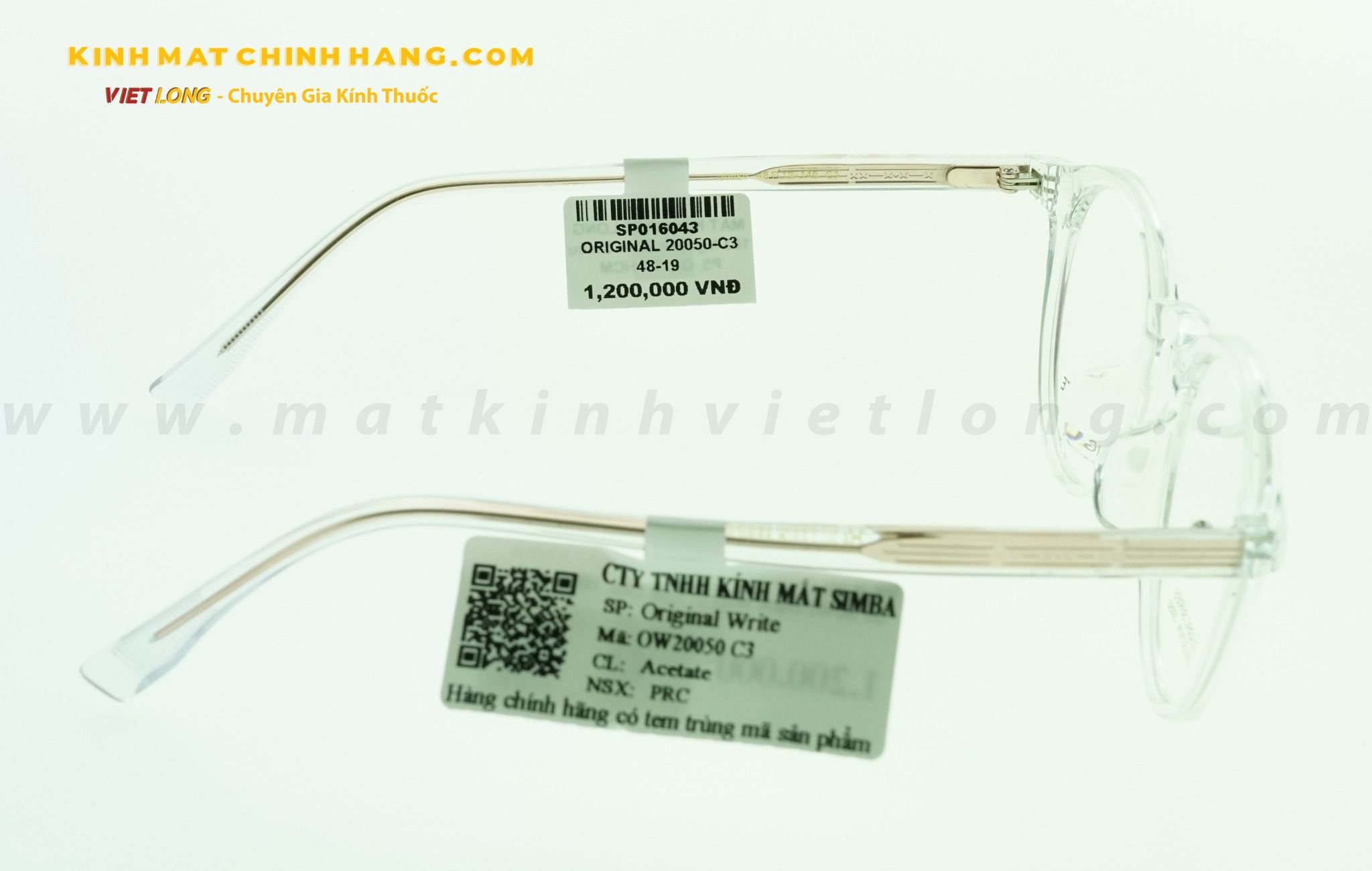 GỌNG KÍNH ORIGINAL 20050-C3 48-19