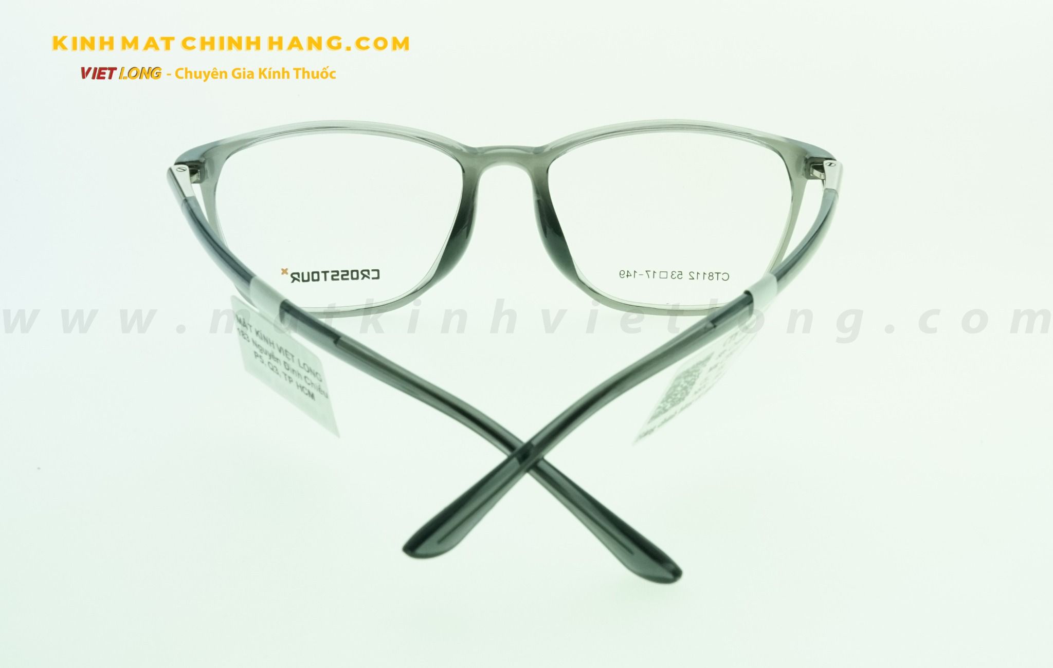 GỌNG KÍNH CROSSTOUR CT8112-C69 53-17