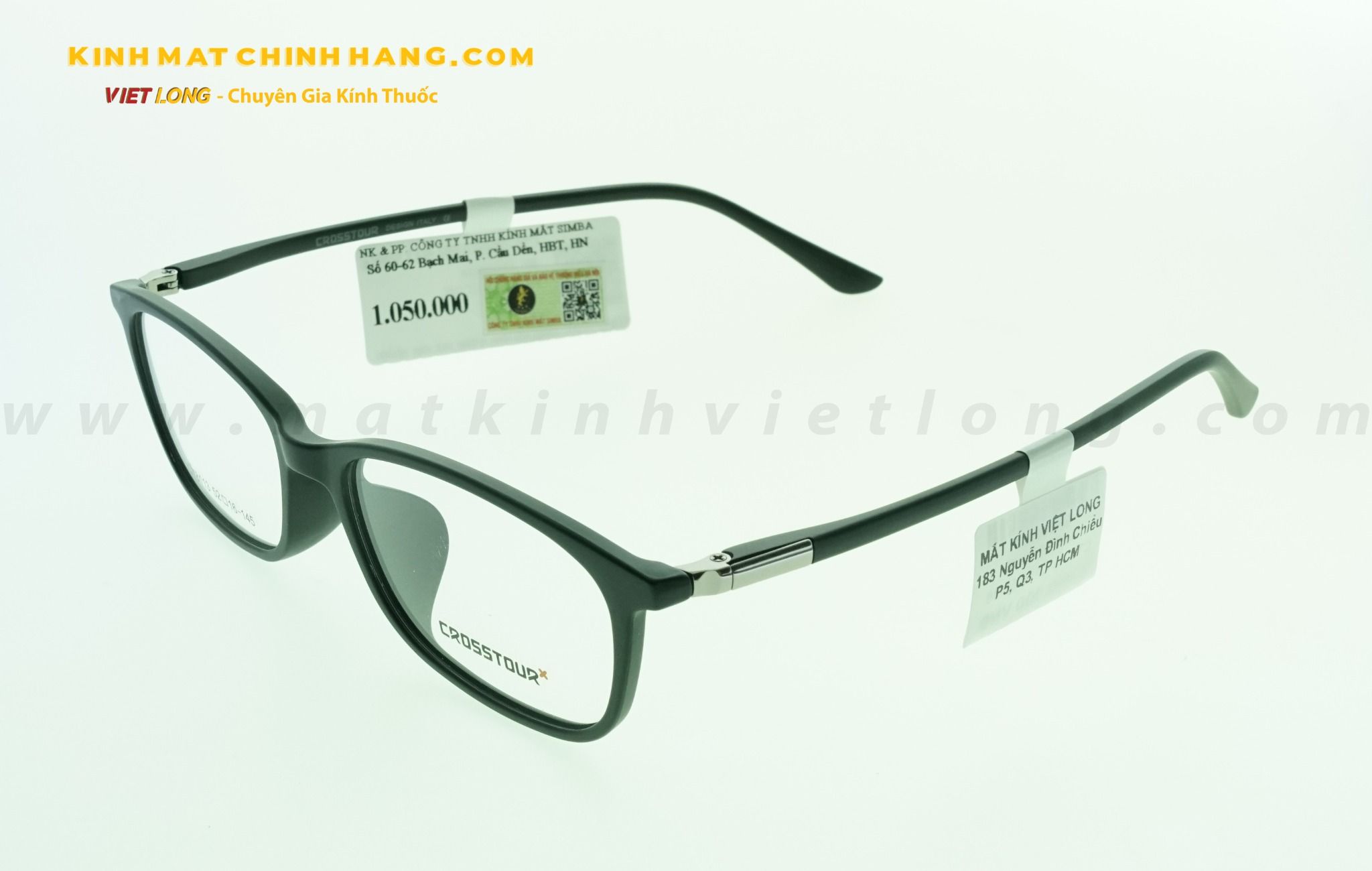 GỌNG KÍNH CROSSTOUR CT8113-C19E 52-16