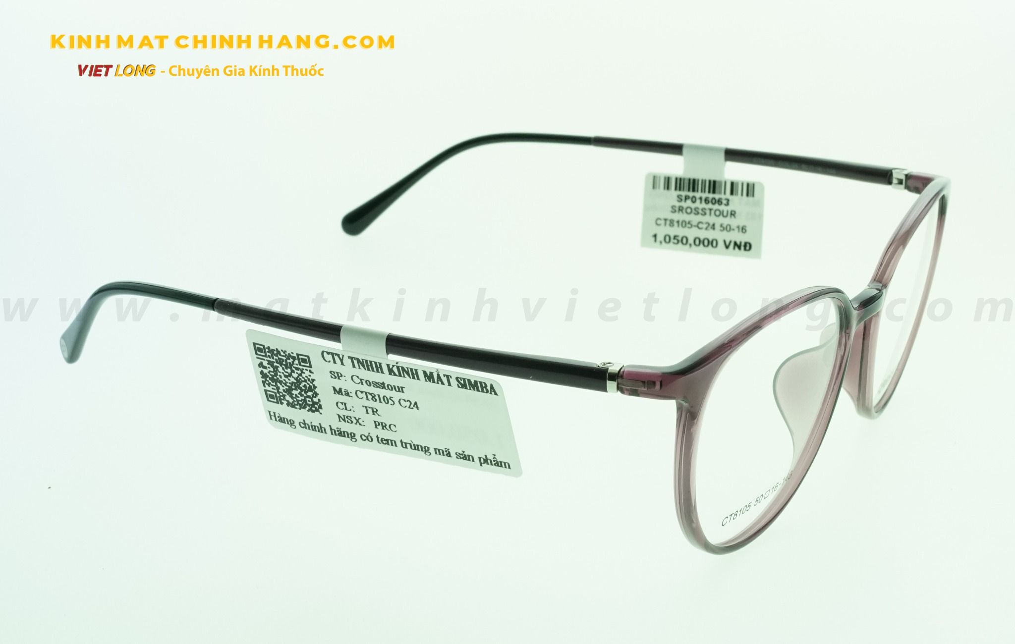 GỌNG KÍNH CROSSTOUR CT8105-C24 50-16