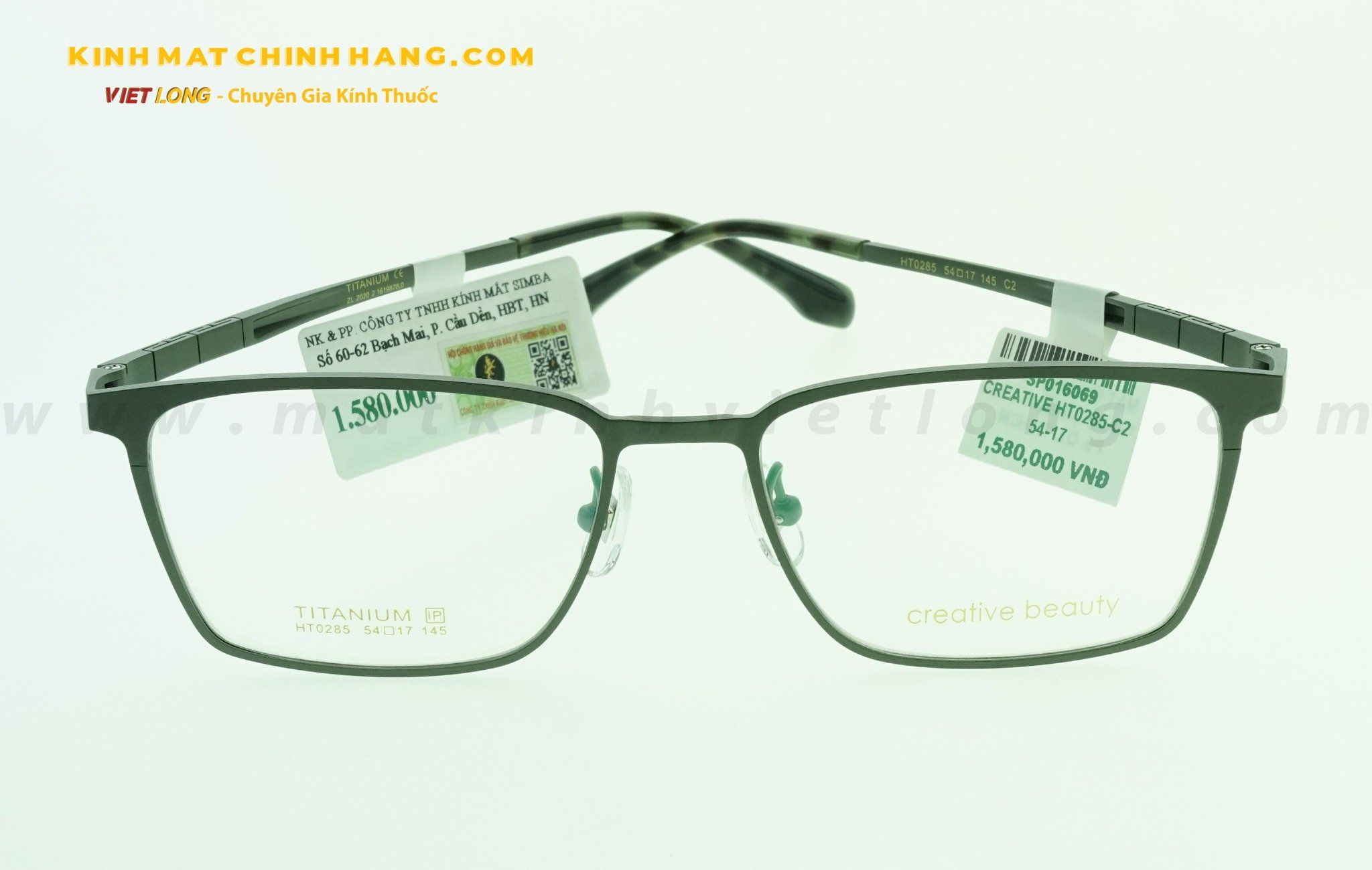 GỌNG KÍNH CREATIVE HT0285-C2 54-17
