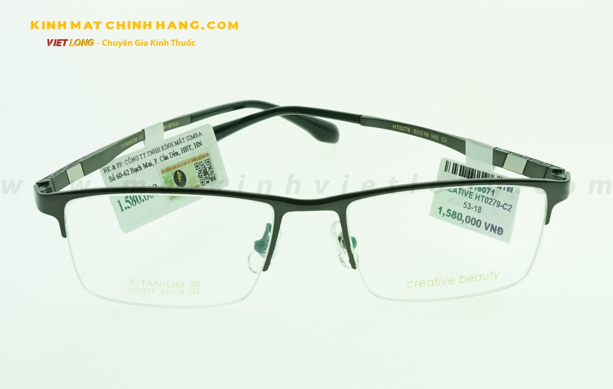 GỌNG KÍNH CREATIVE HT0279-C2 53-18