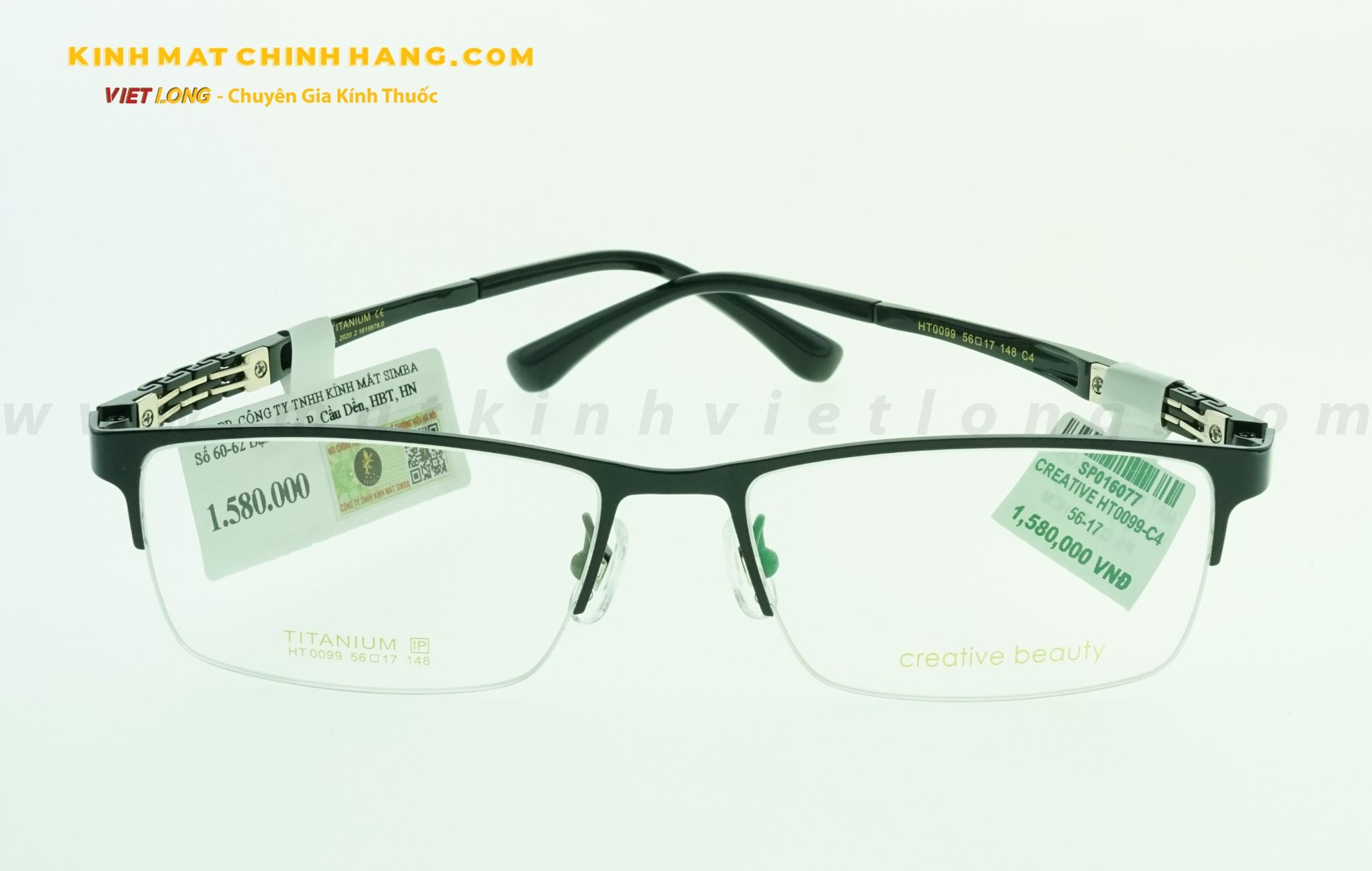 GỌNG KÍNH CREATIVE HT0099-C4 56-17