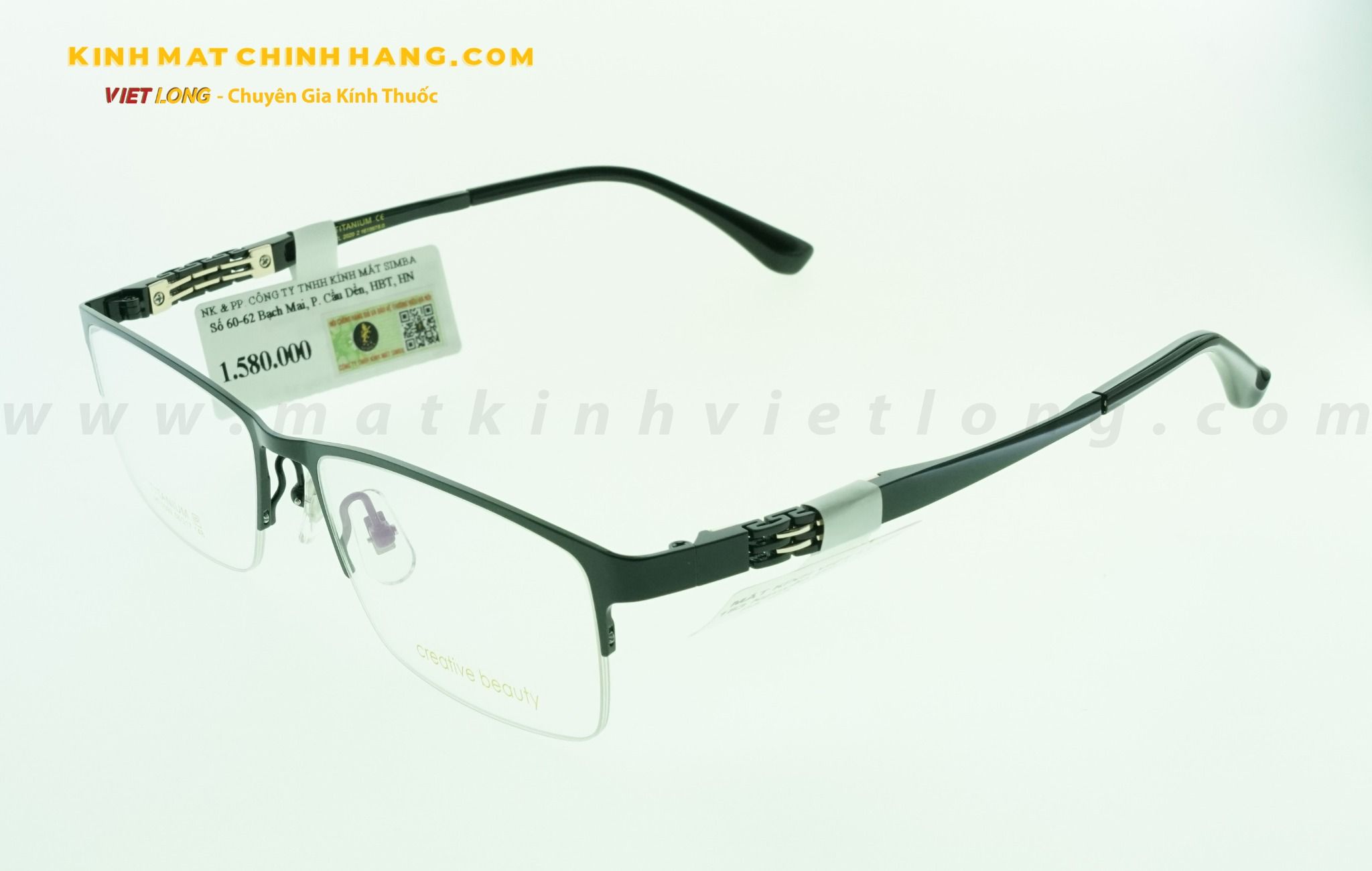  GỌNG KÍNH CREATIVE HT0099-C4 56-17 