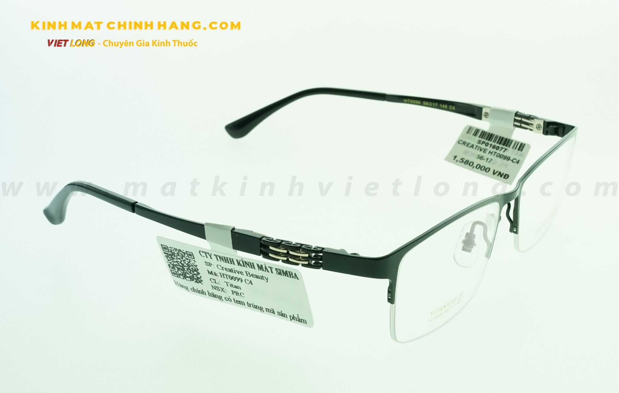  GỌNG KÍNH CREATIVE HT0099-C4 56-17 