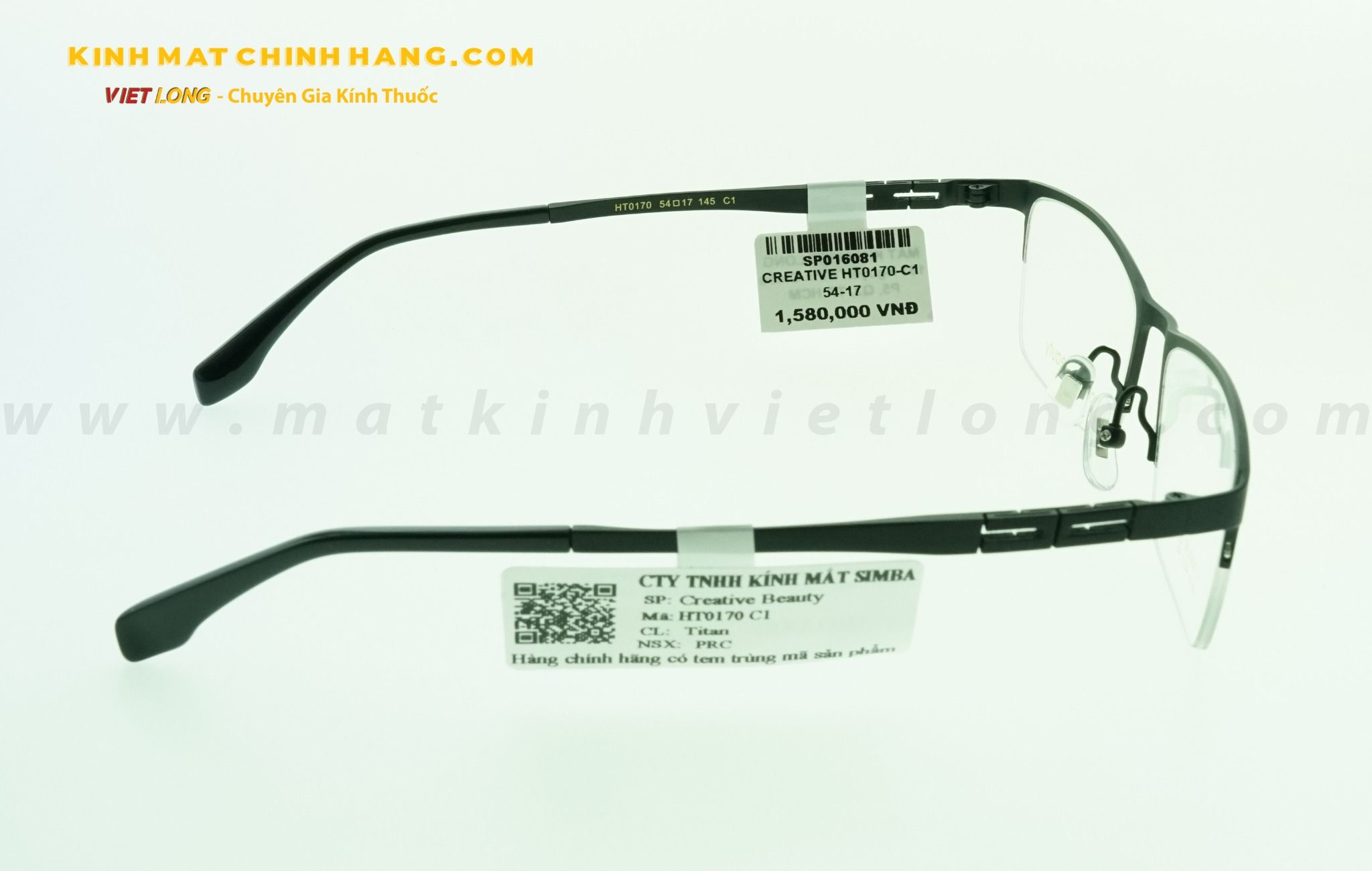 GỌNG KÍNH CREATIVE HT0170-C1 54-17