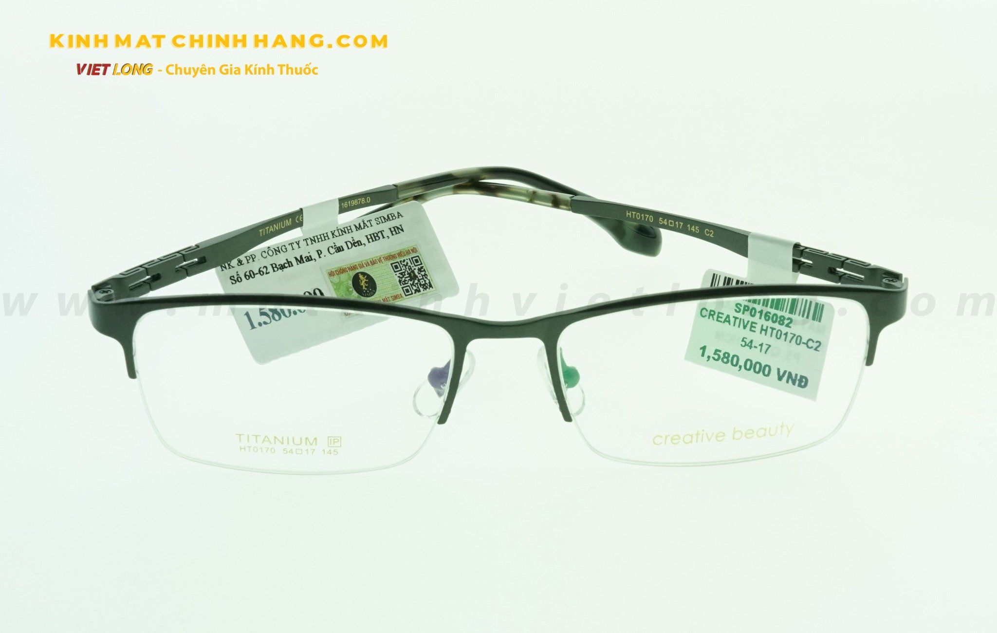 GỌNG KÍNH CREATIVE HT0170-C2 54-17
