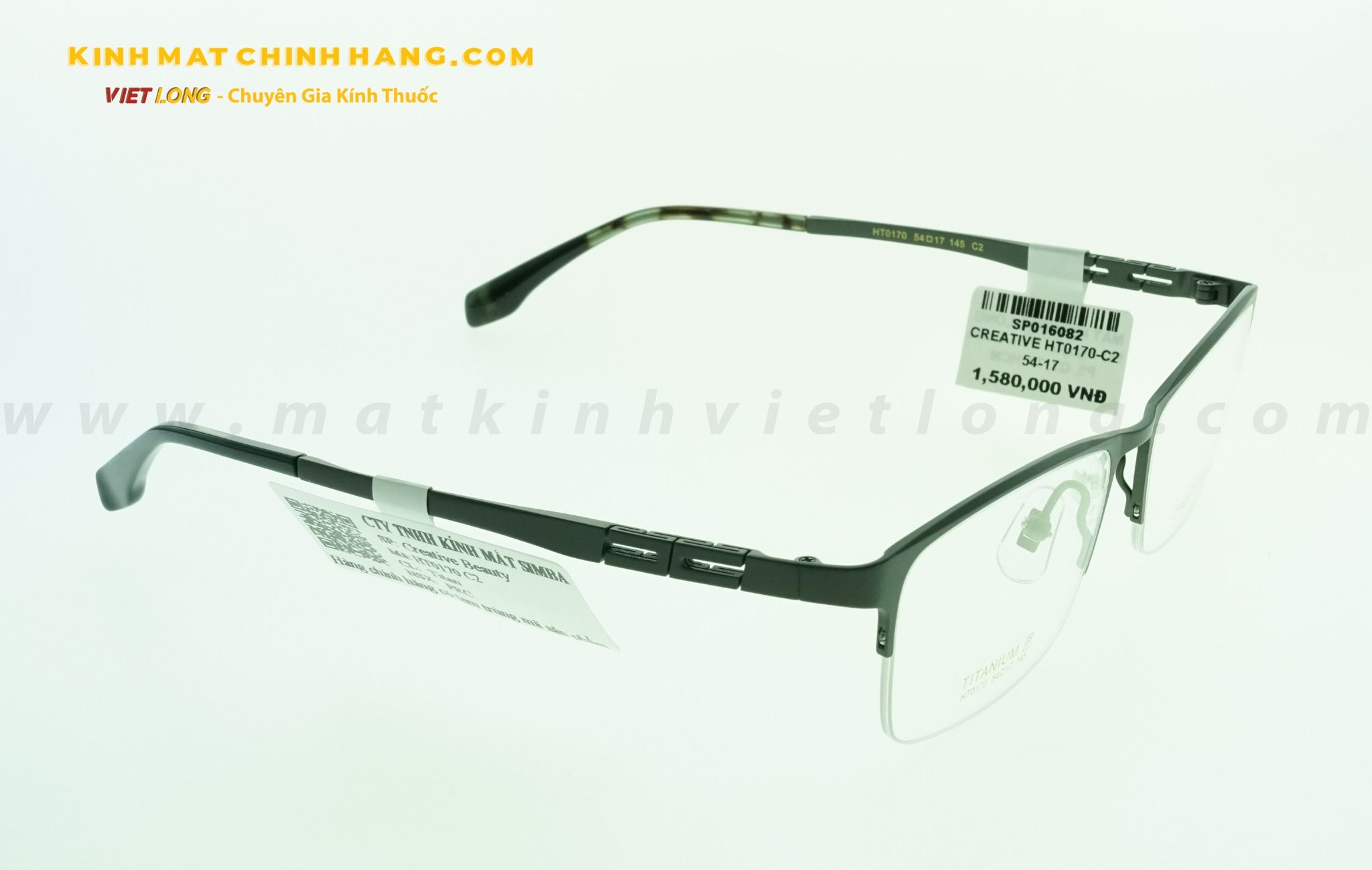 GỌNG KÍNH CREATIVE HT0170-C2 54-17