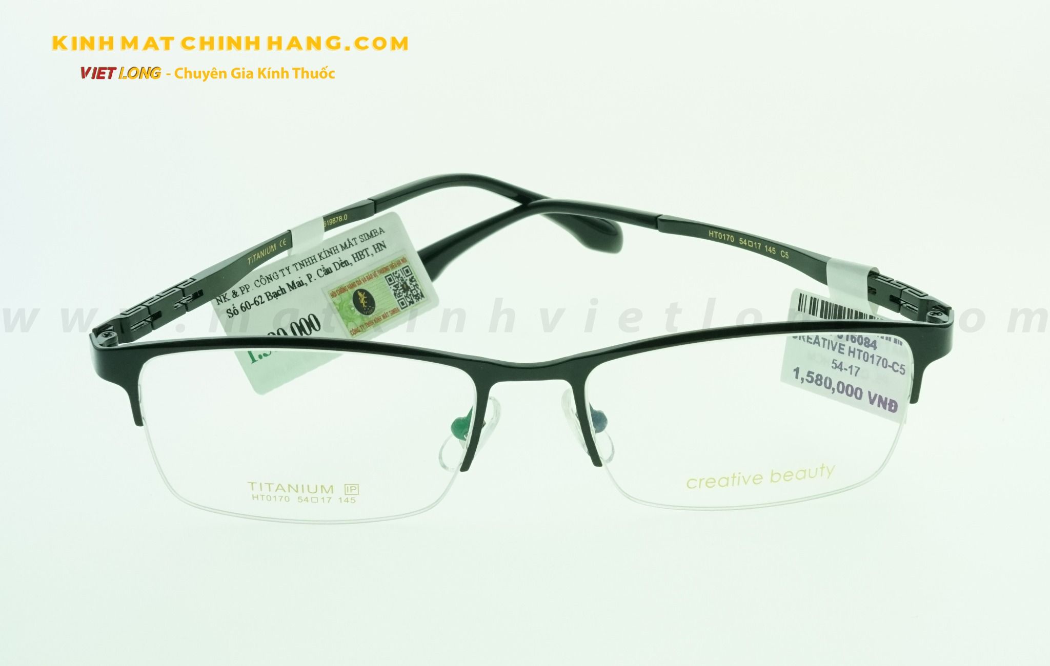 GỌNG KÍNH CREATIVE HT0170-C5 54-17