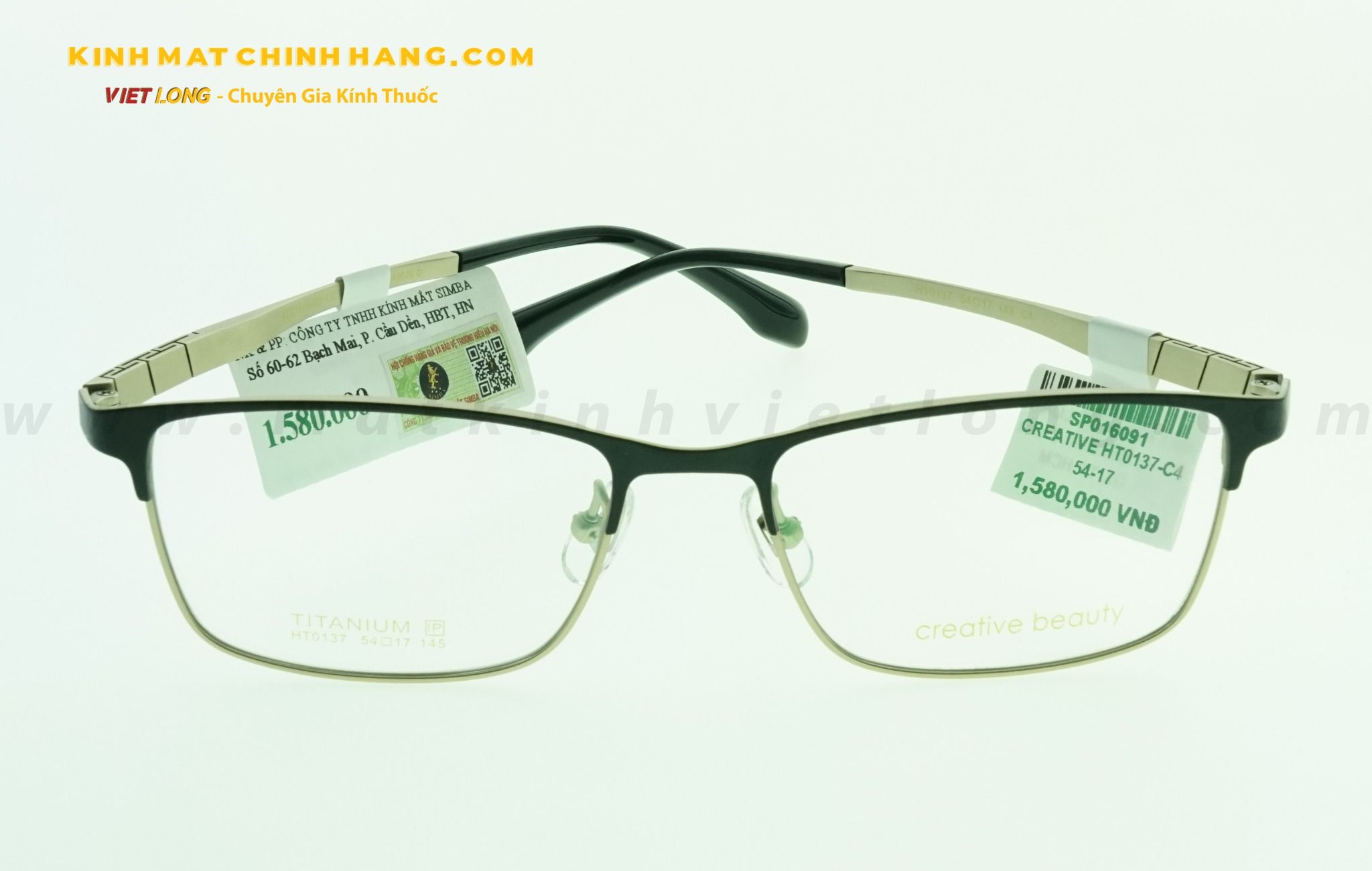 GỌNG KÍNH CREATIVE HT0137-C4 54-17