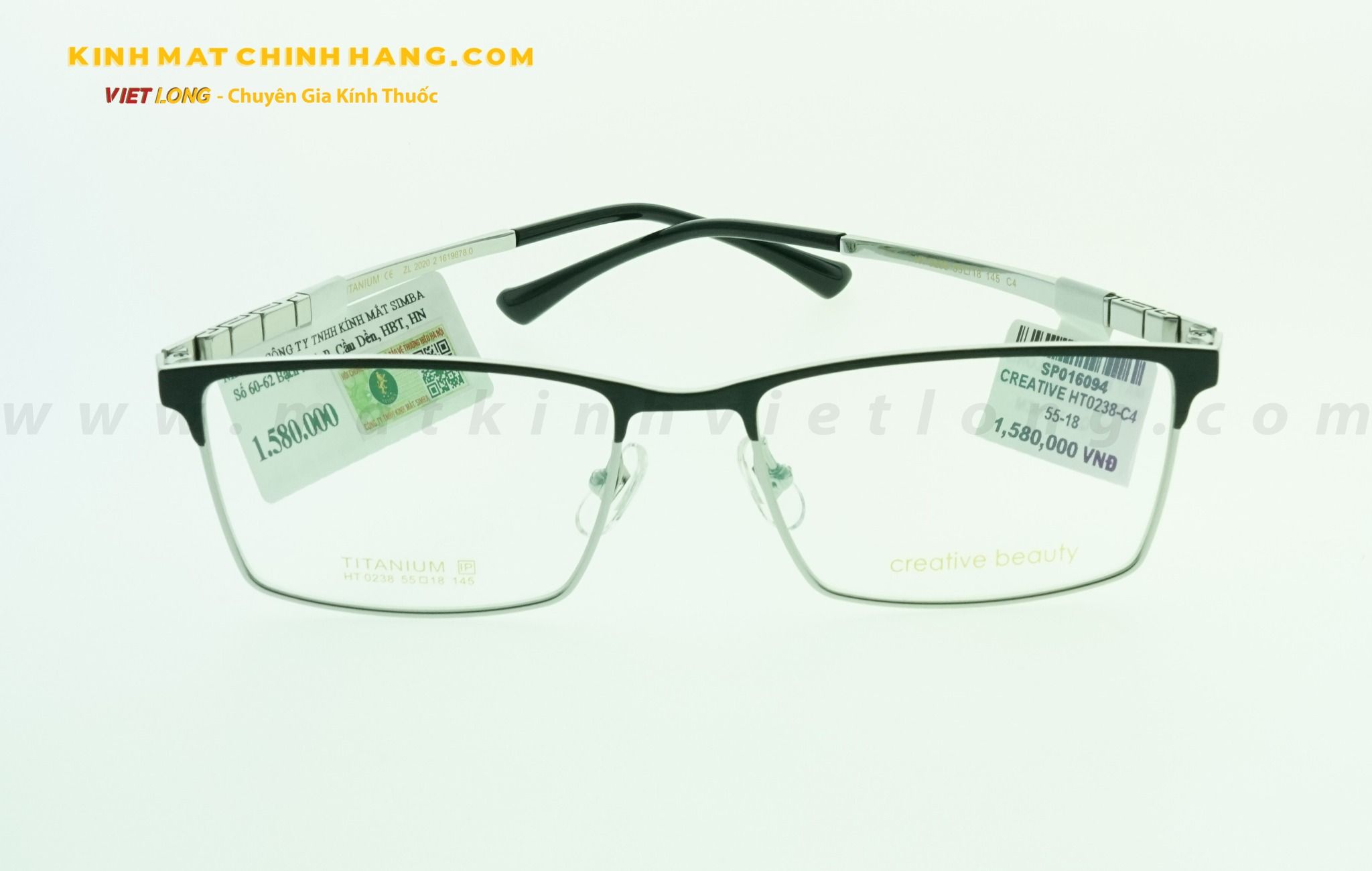 GỌNG KÍNH CREATIVE HT0238-C4 55-18