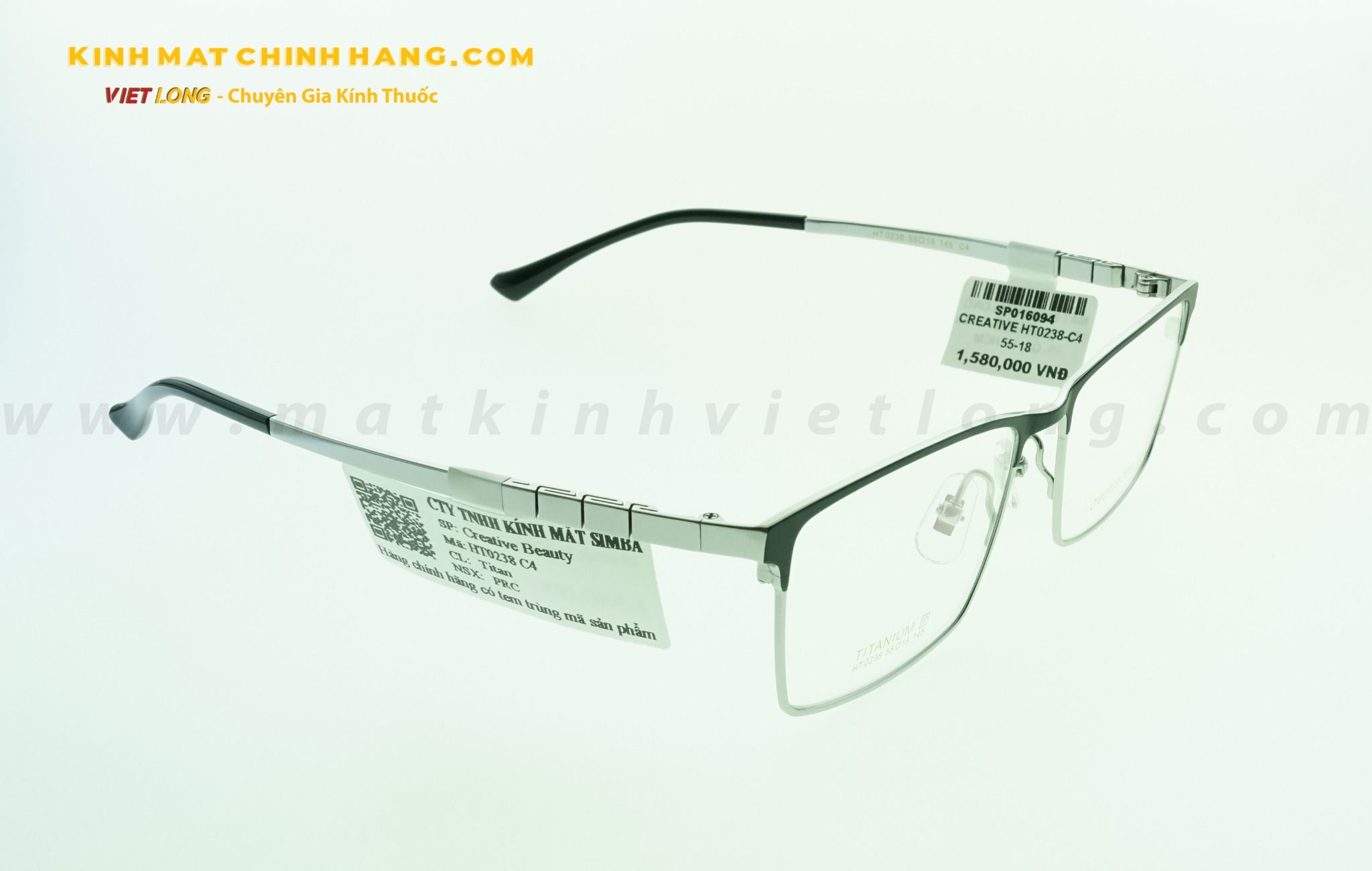 GỌNG KÍNH CREATIVE HT0238-C4 55-18