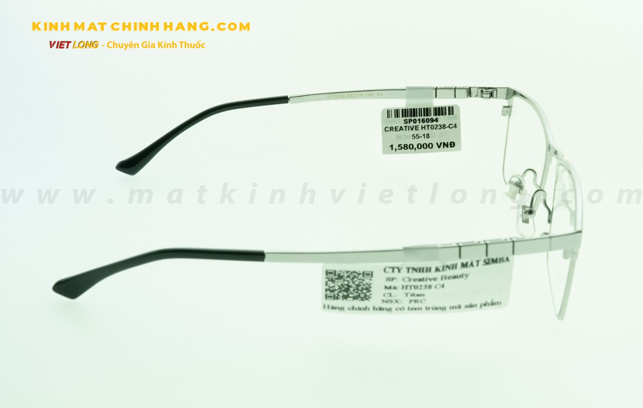 GỌNG KÍNH CREATIVE HT0238-C4 55-18