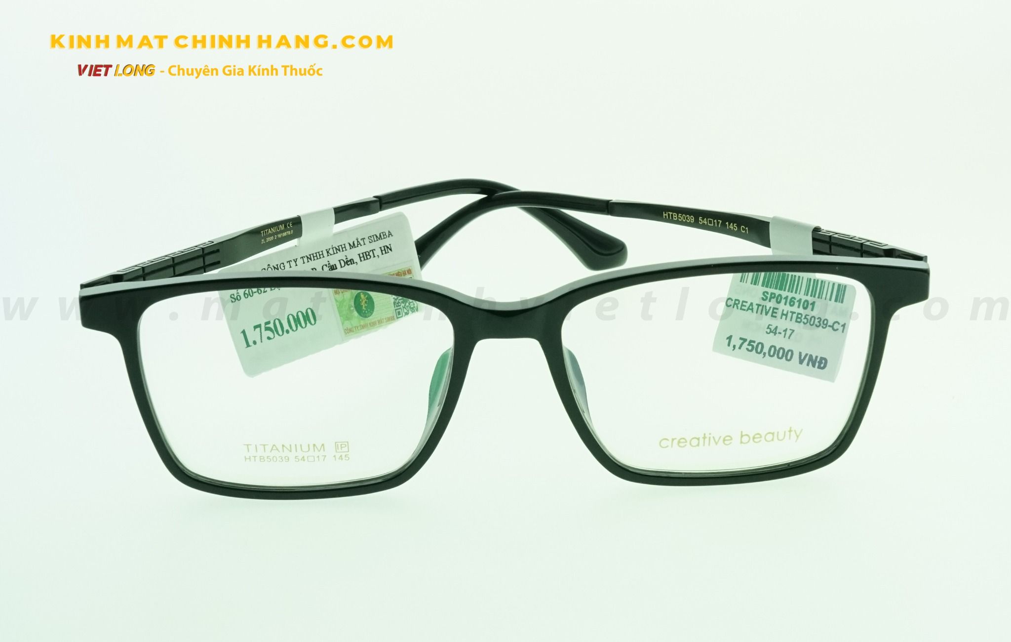 GỌNG KÍNH CREATIVE HTB5039-C1 54-17