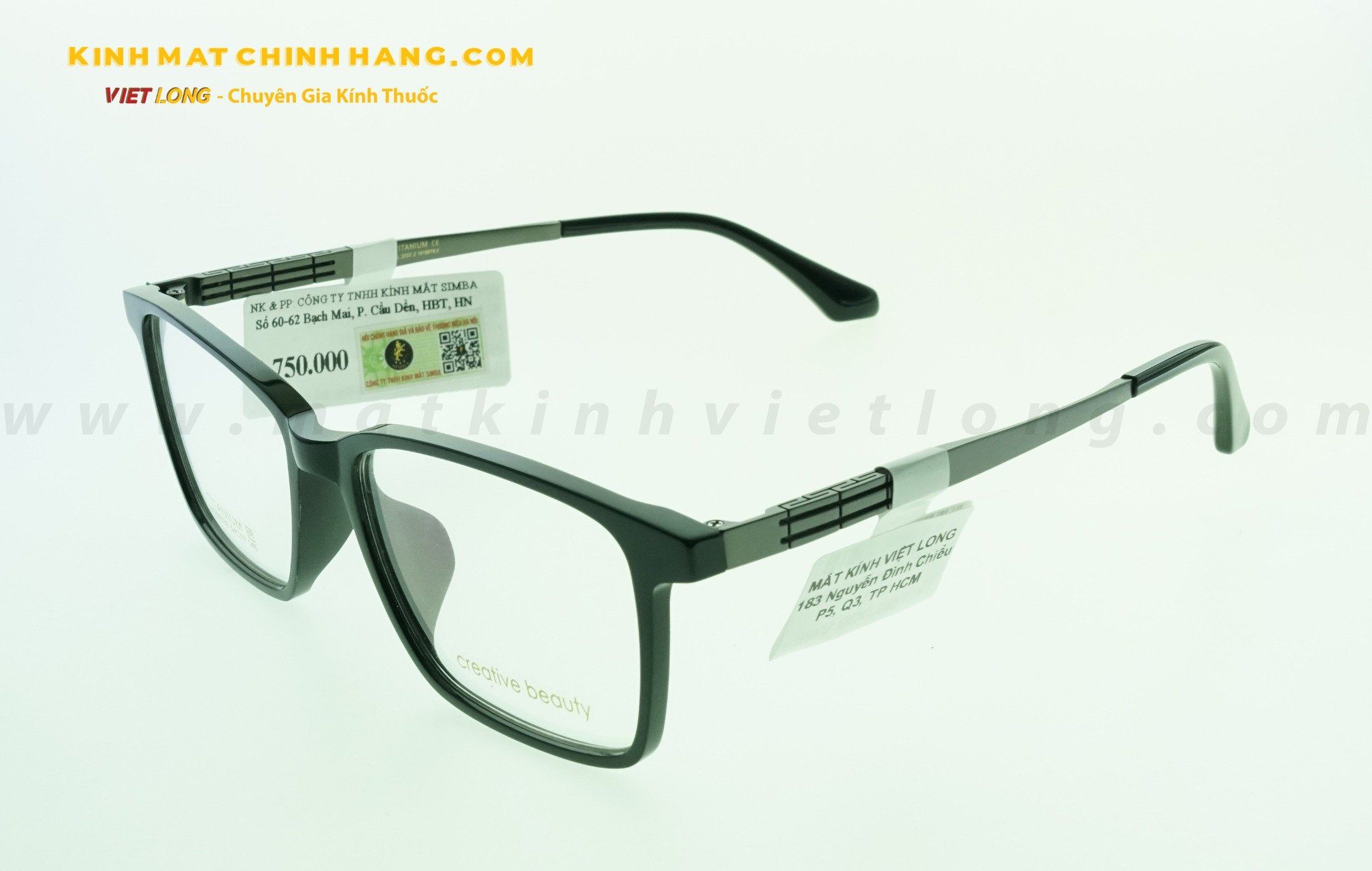 GỌNG KÍNH CREATIVE HTB5039-C2 54-17
