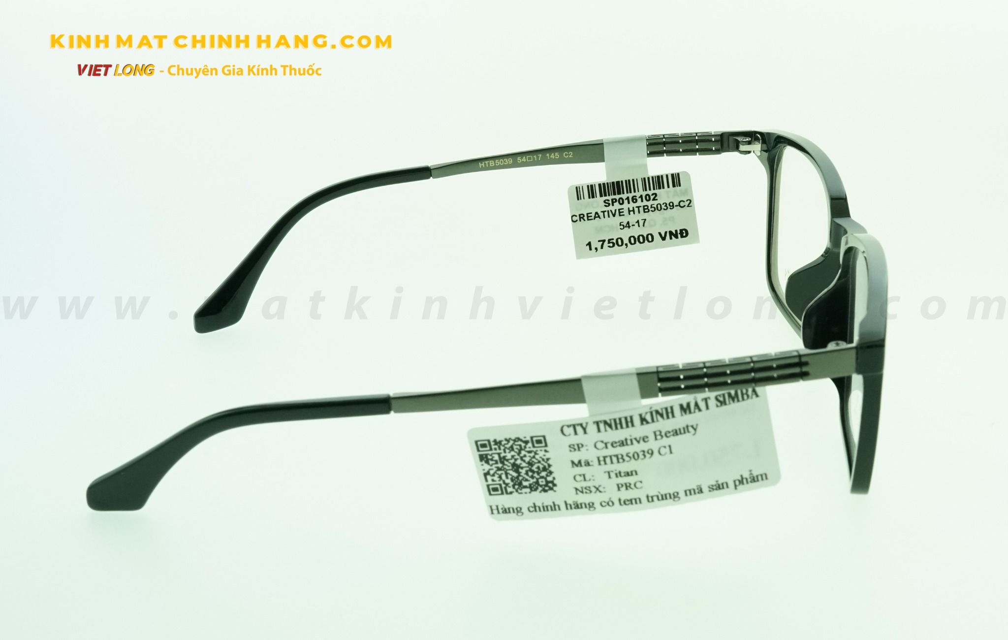 GỌNG KÍNH CREATIVE HTB5039-C2 54-17